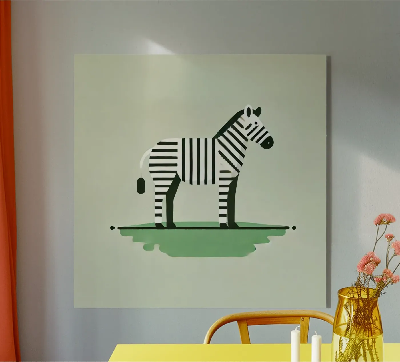 Zèbre plexiglas de Alegria Fantasia