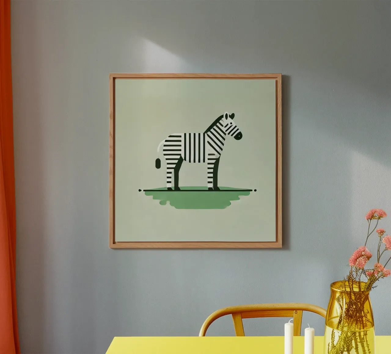 Zebra alluminio dibond da Alegria Fantasia