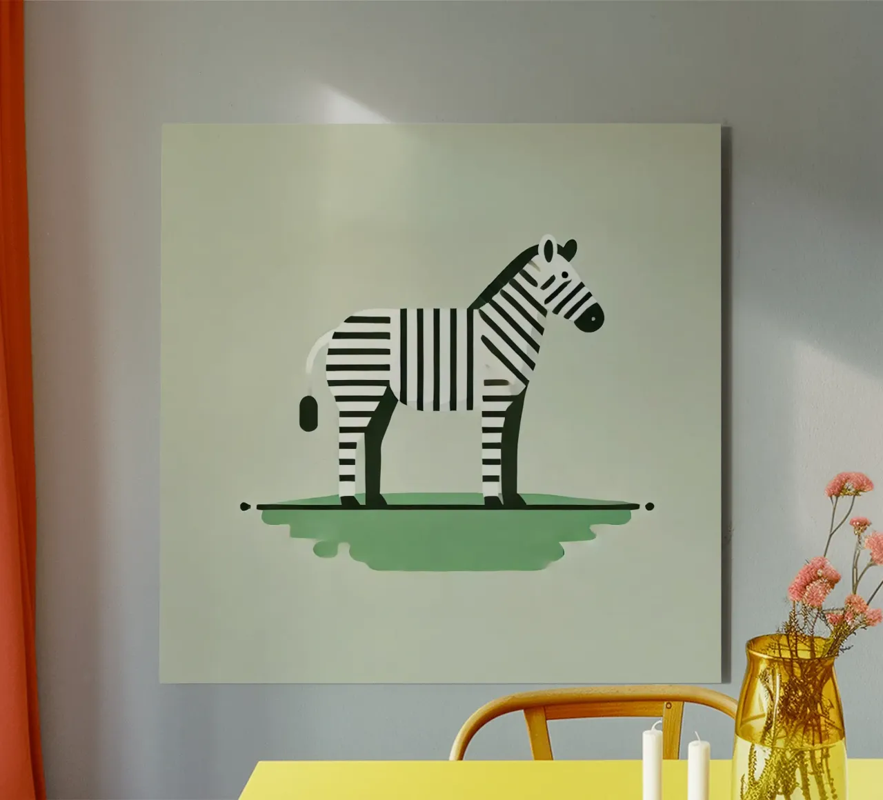 Zebra alluminio dibond da Alegria Fantasia