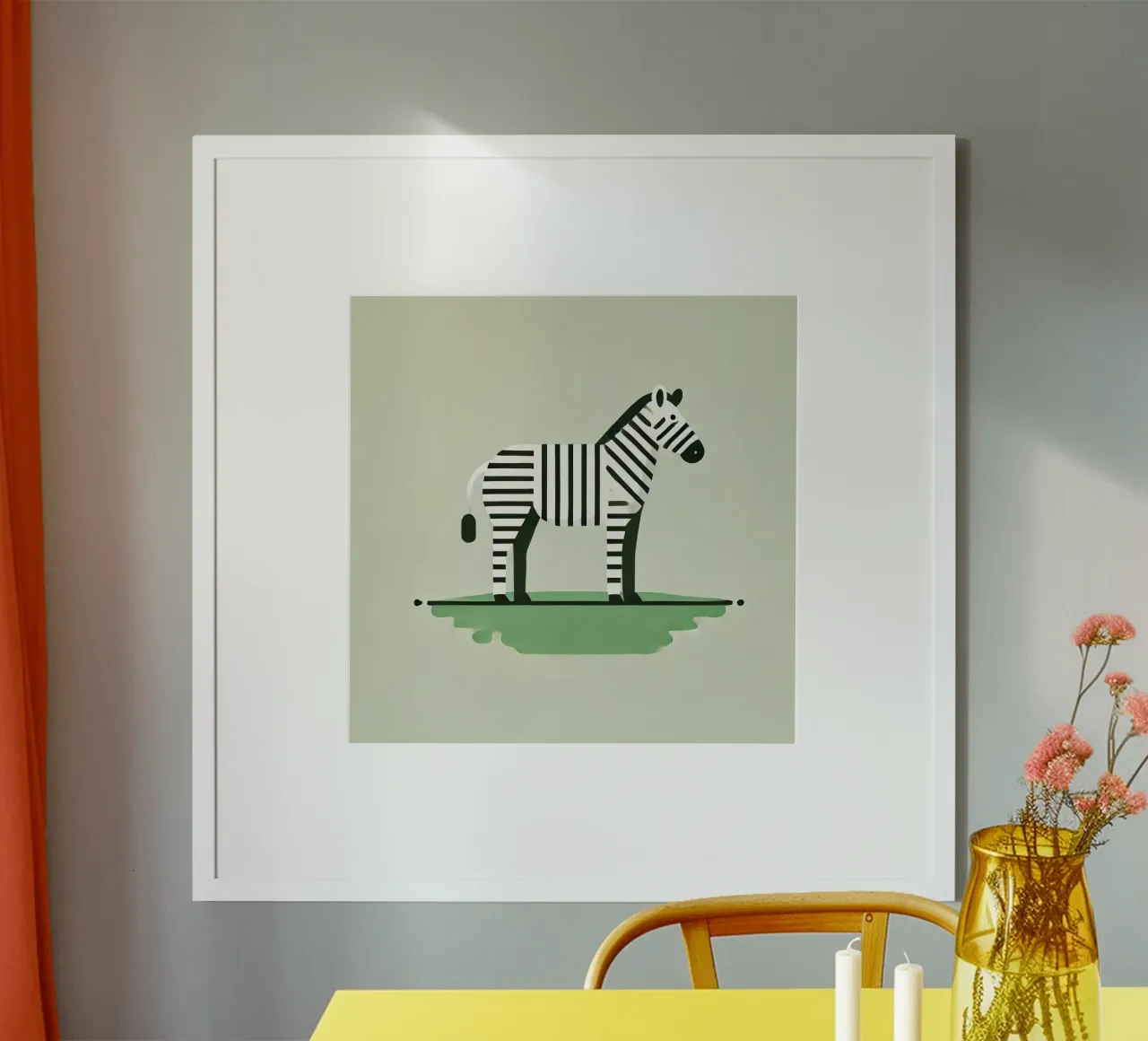 Zebra poster da Alegria Fantasia