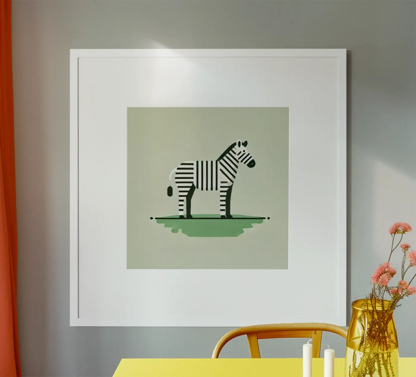 Zebra Poster von Alegria Fantasia