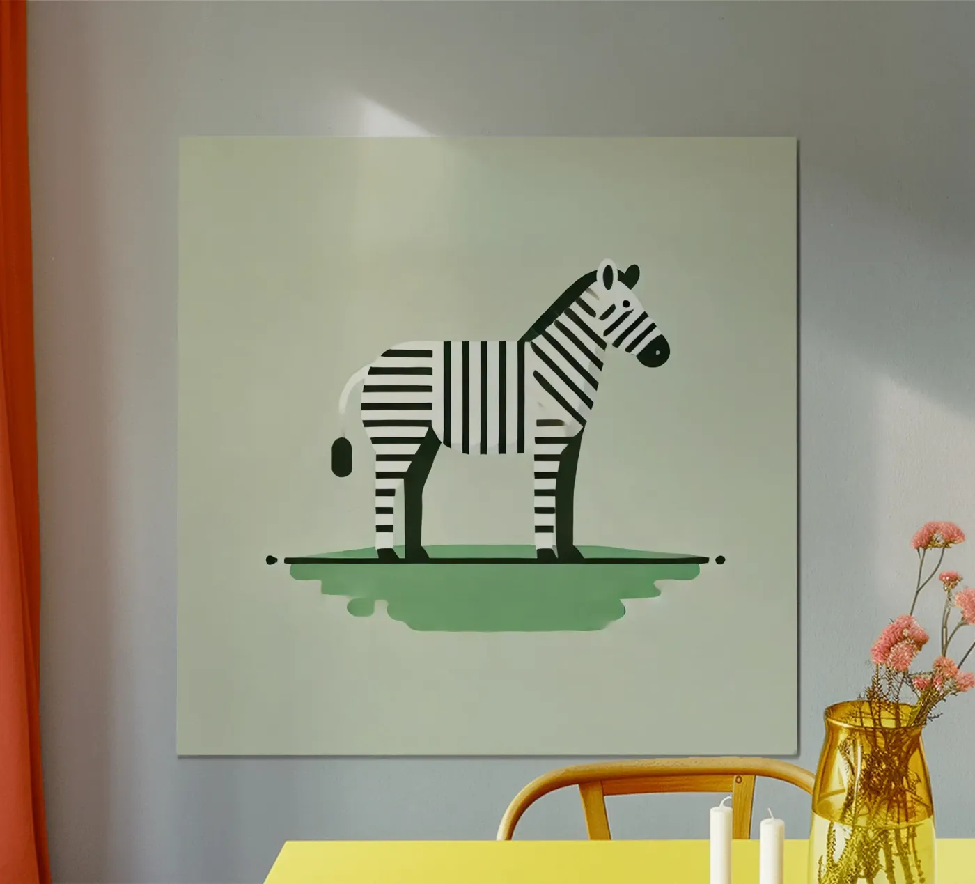 Zebra Poster von Alegria Fantasia
