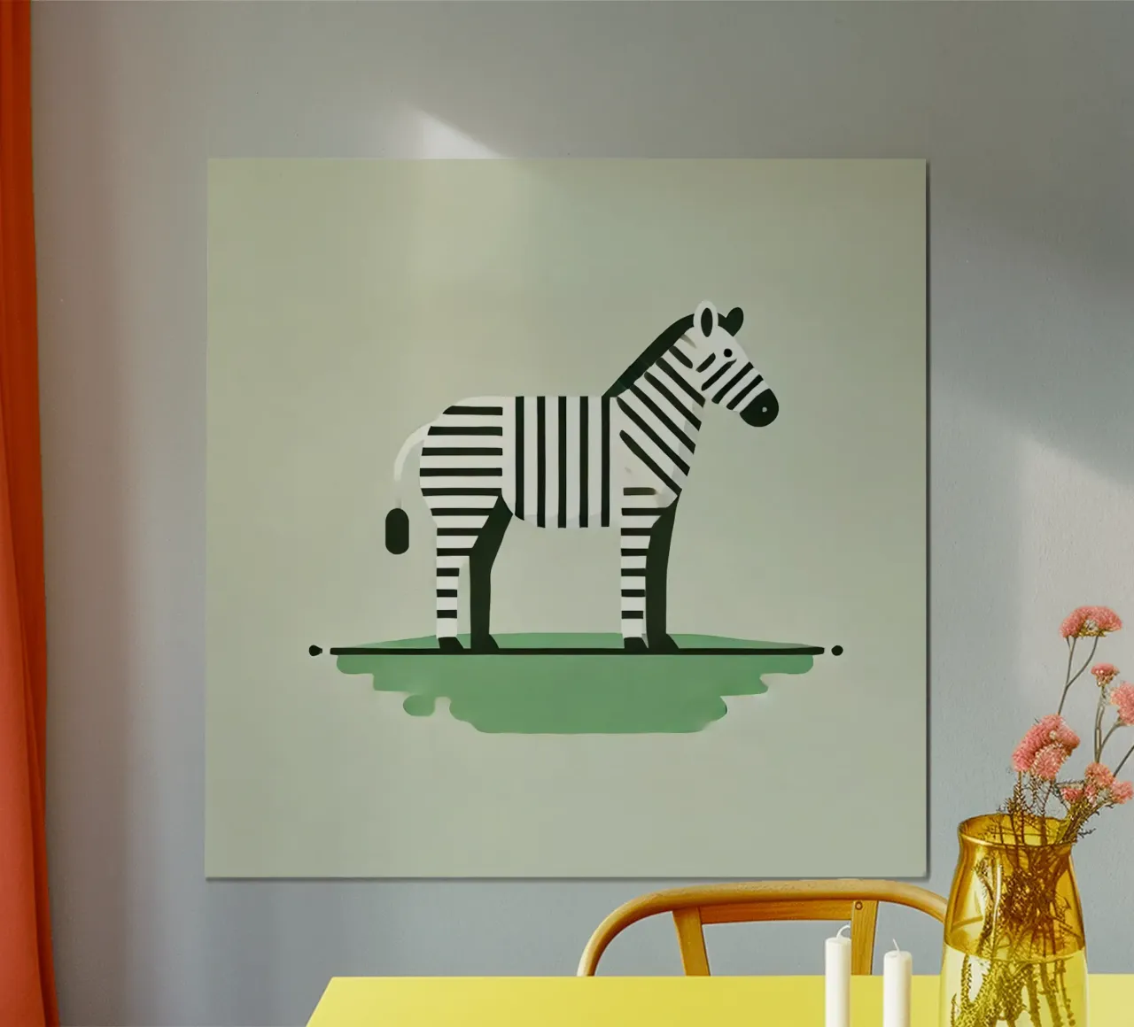 Zebra poster da Alegria Fantasia