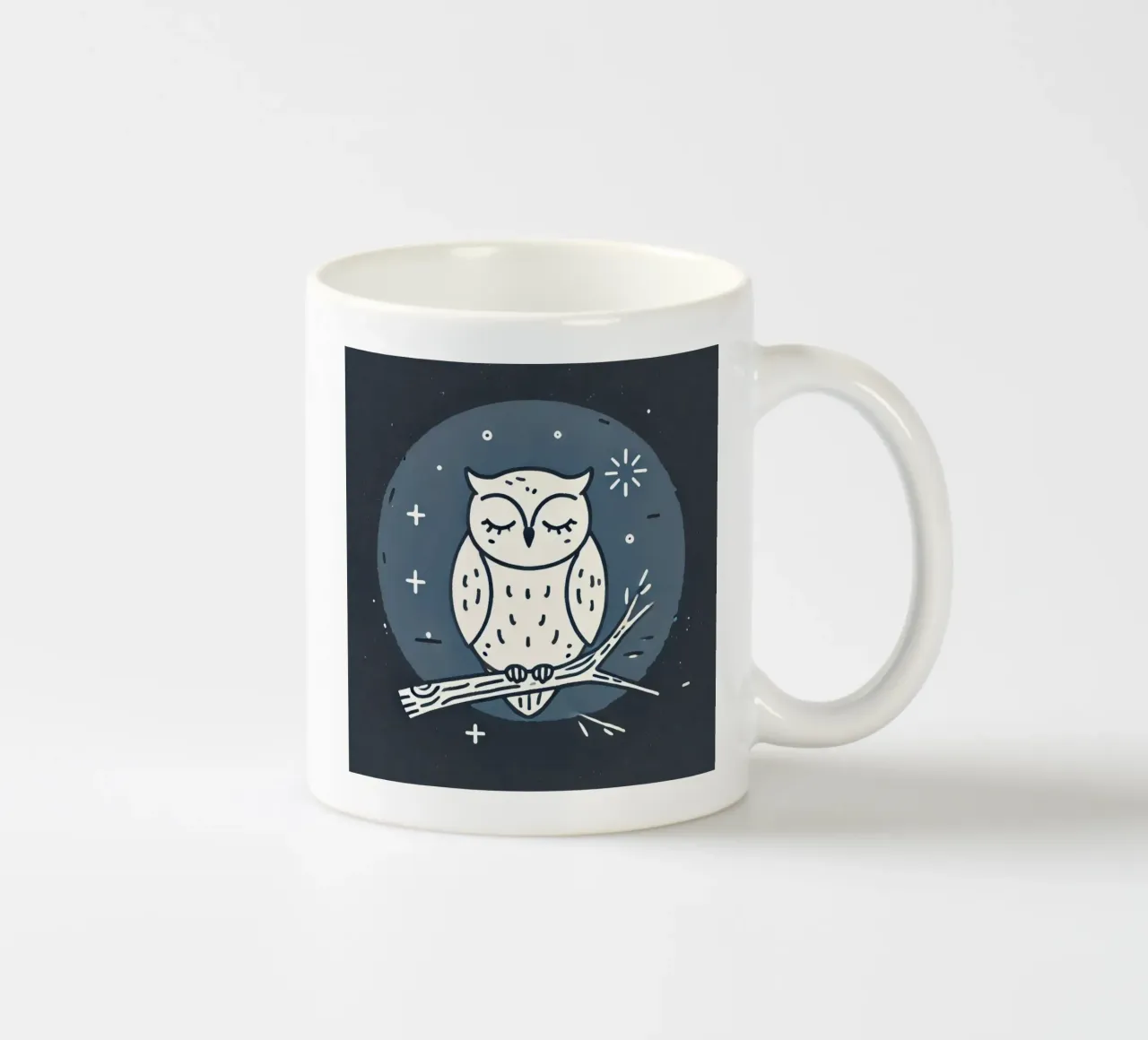 Gufo nella notte tazza in ceramica da Alegria Fantasia