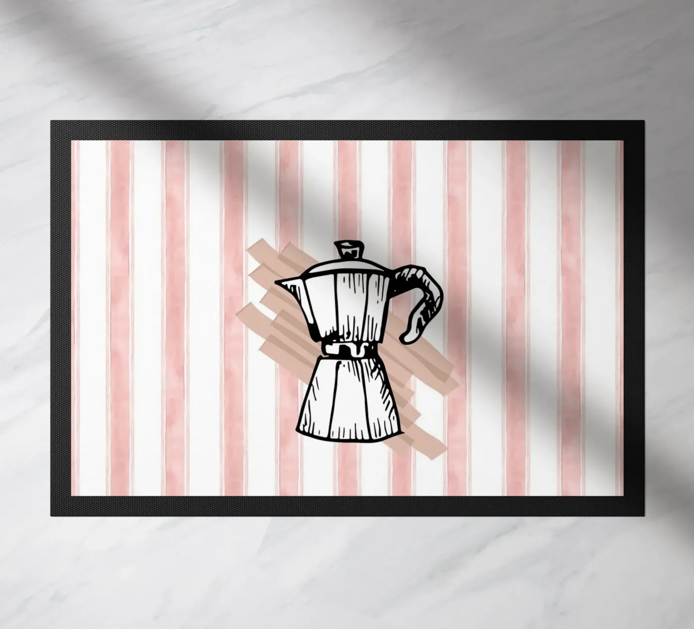 Retro coffee Fußmatte von Happypatterns