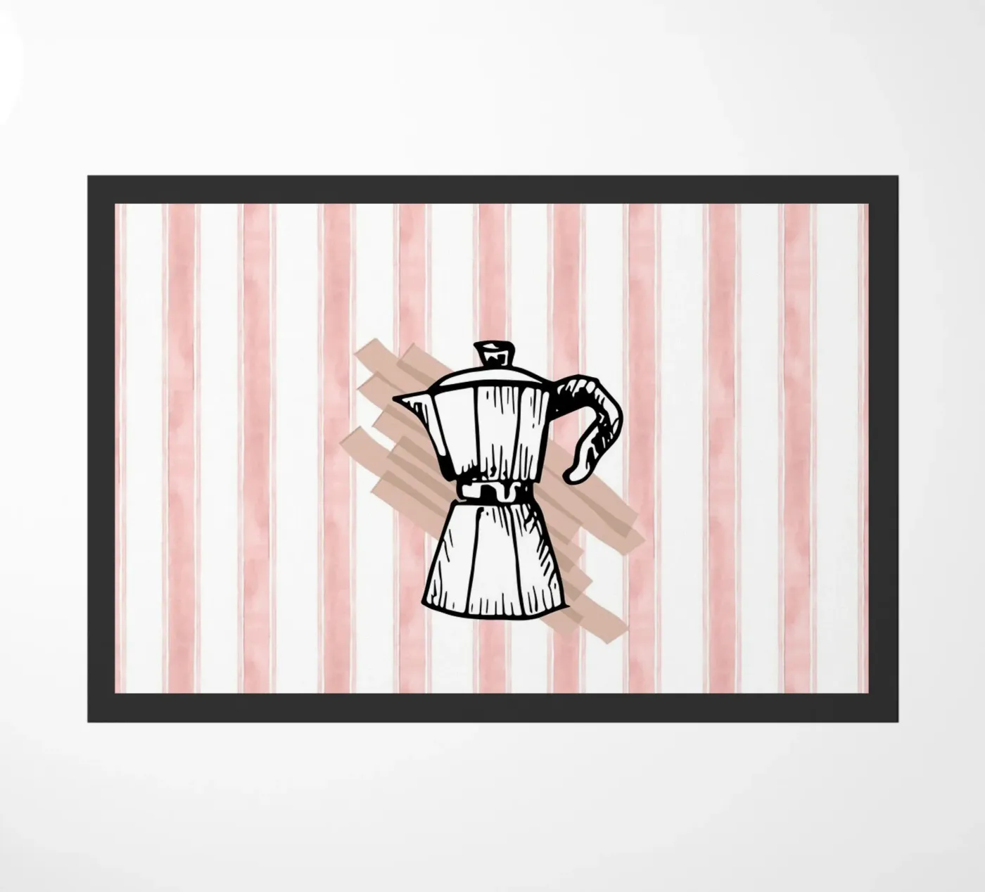 Retro coffee Fußmatte von Happypatterns