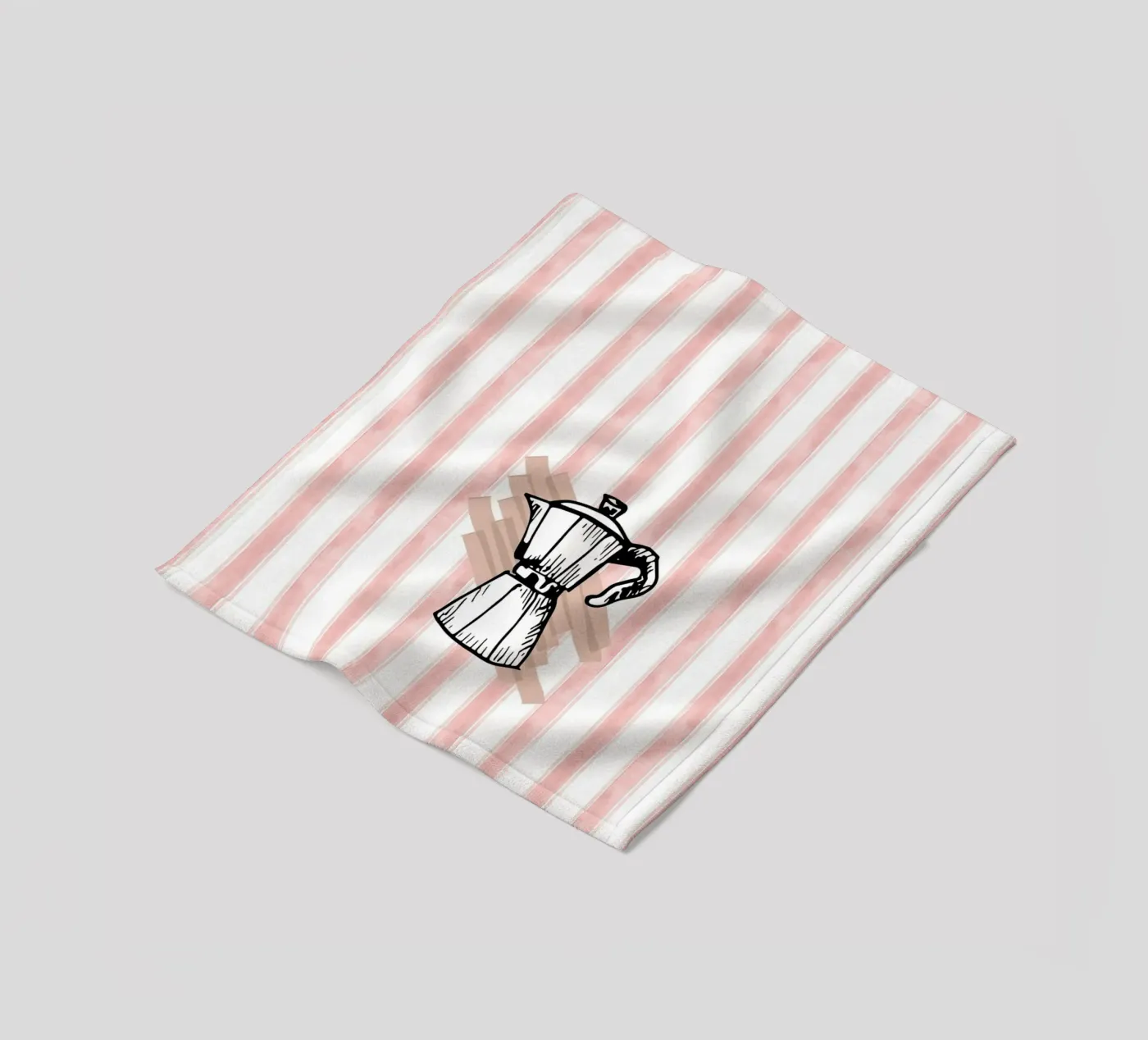 Retro coffee Fleecedecke von Happypatterns
