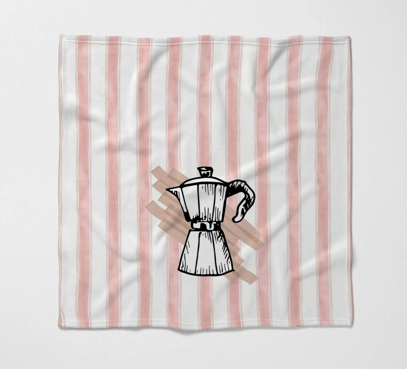 Retro coffee Fleecedecke von Happypatterns