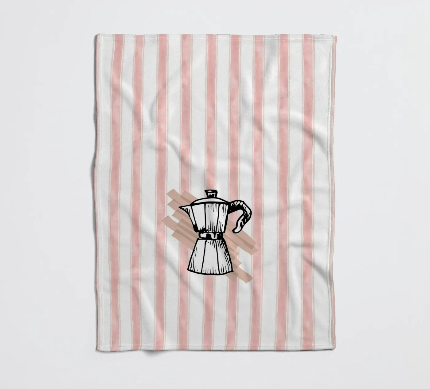 Retro coffee Fleecedecke von Happypatterns
