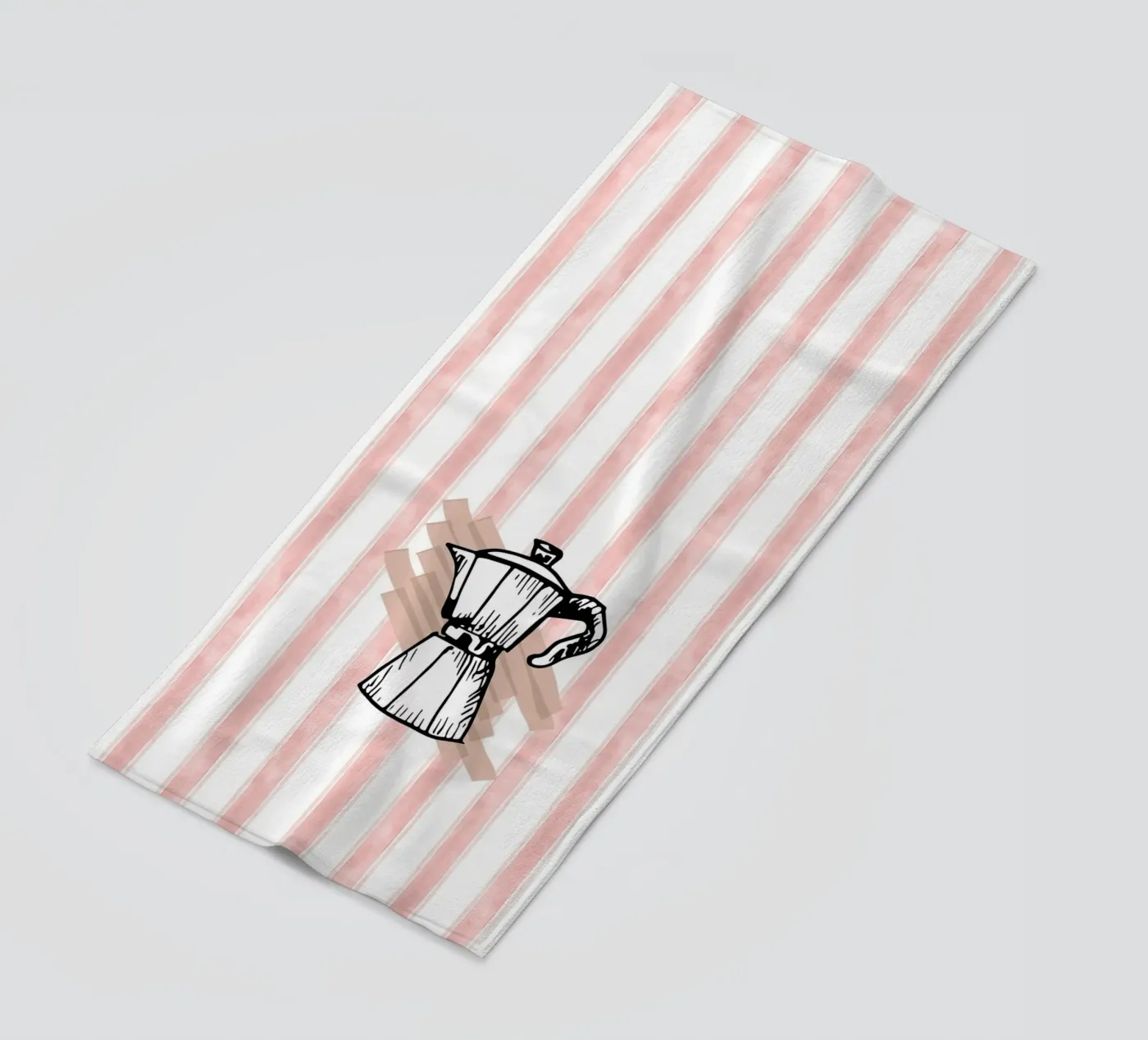 Retro coffee telo mare da Happypatterns