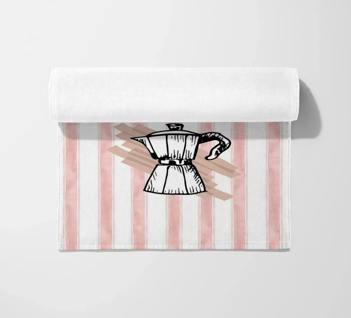 Retro coffee telo mare da Happypatterns