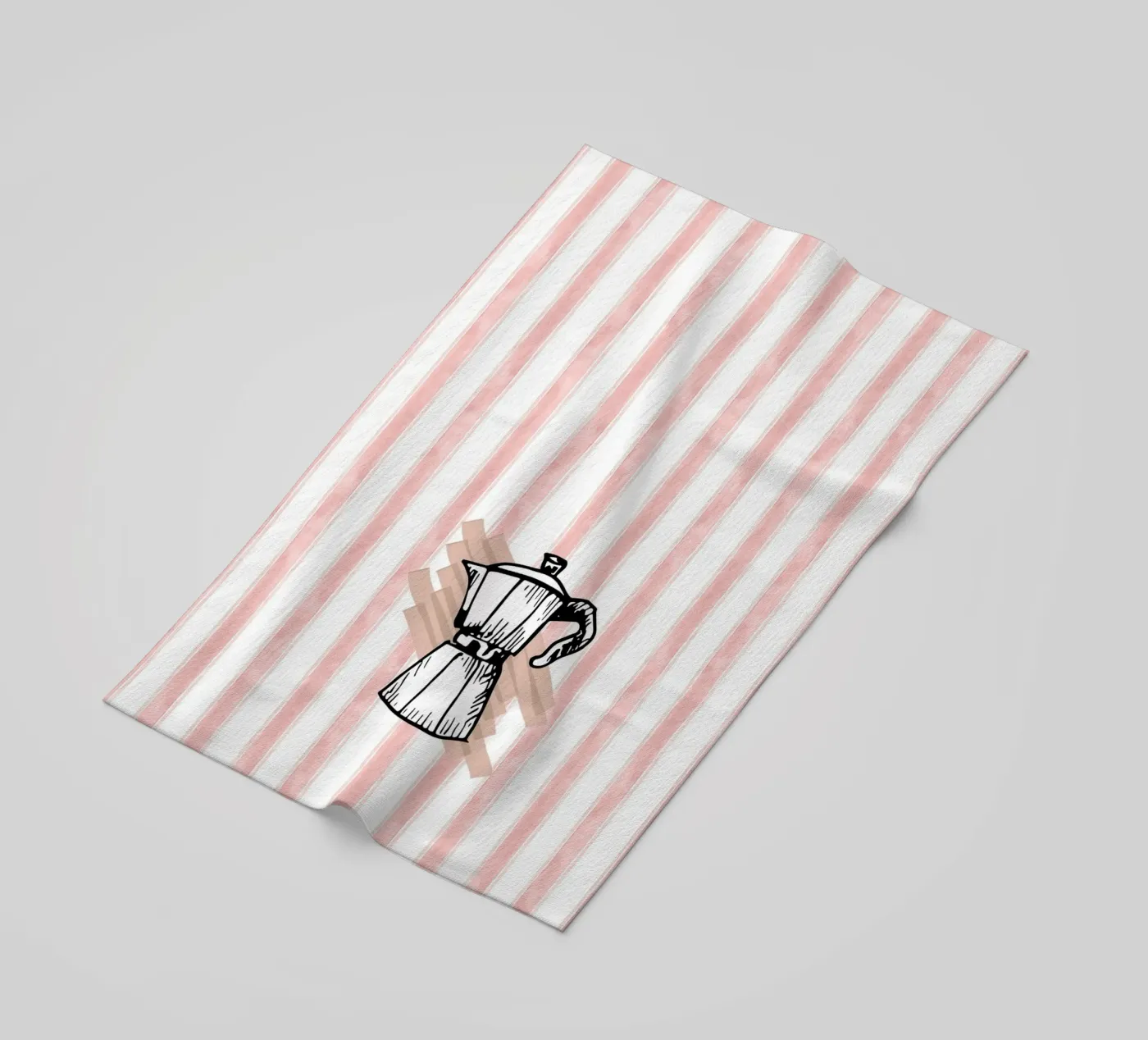 Retro coffee telo mare da Happypatterns