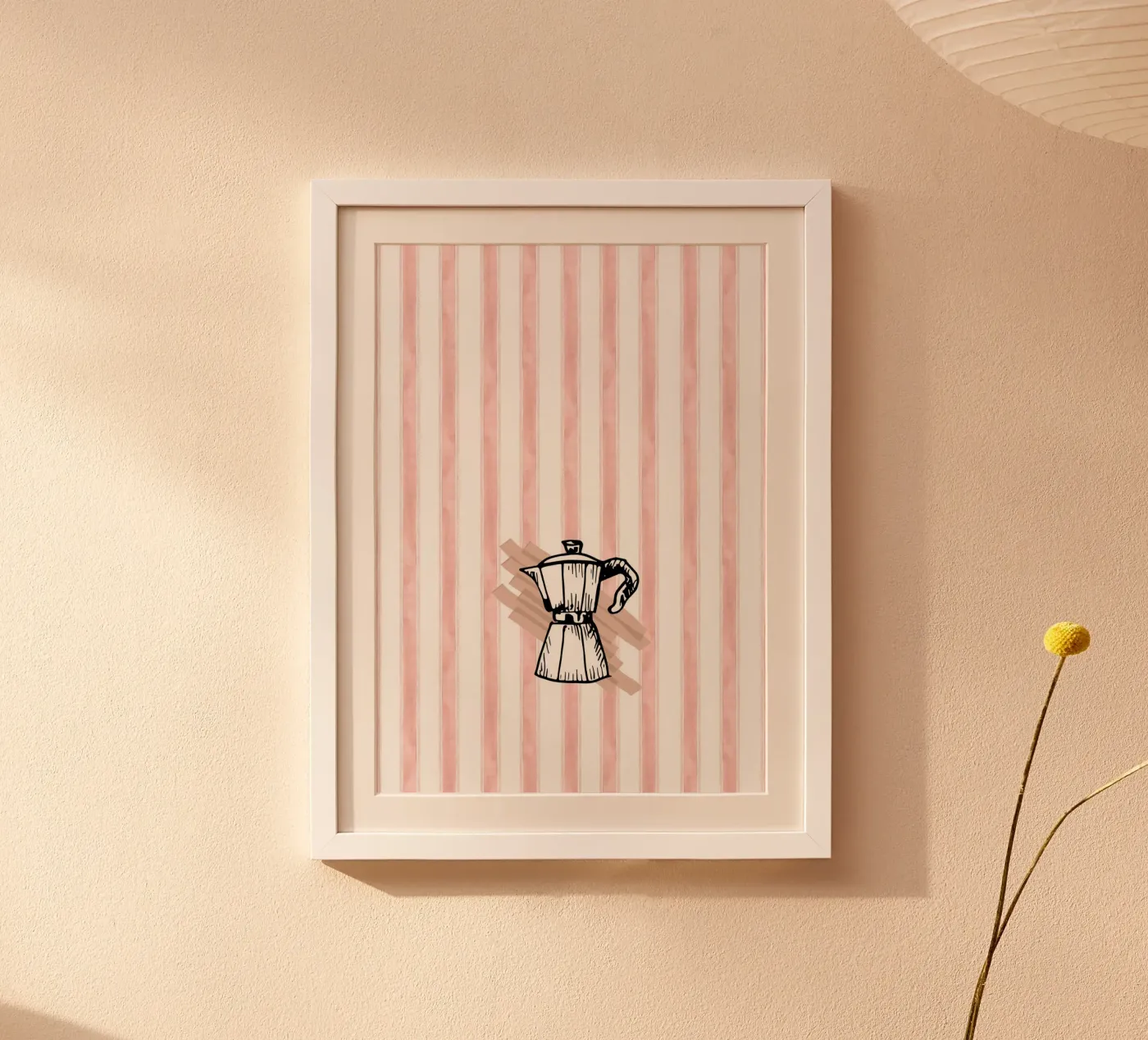 Retro coffee Poster von Happypatterns