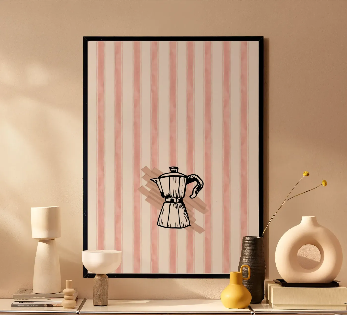 Retro coffee Poster von Happypatterns