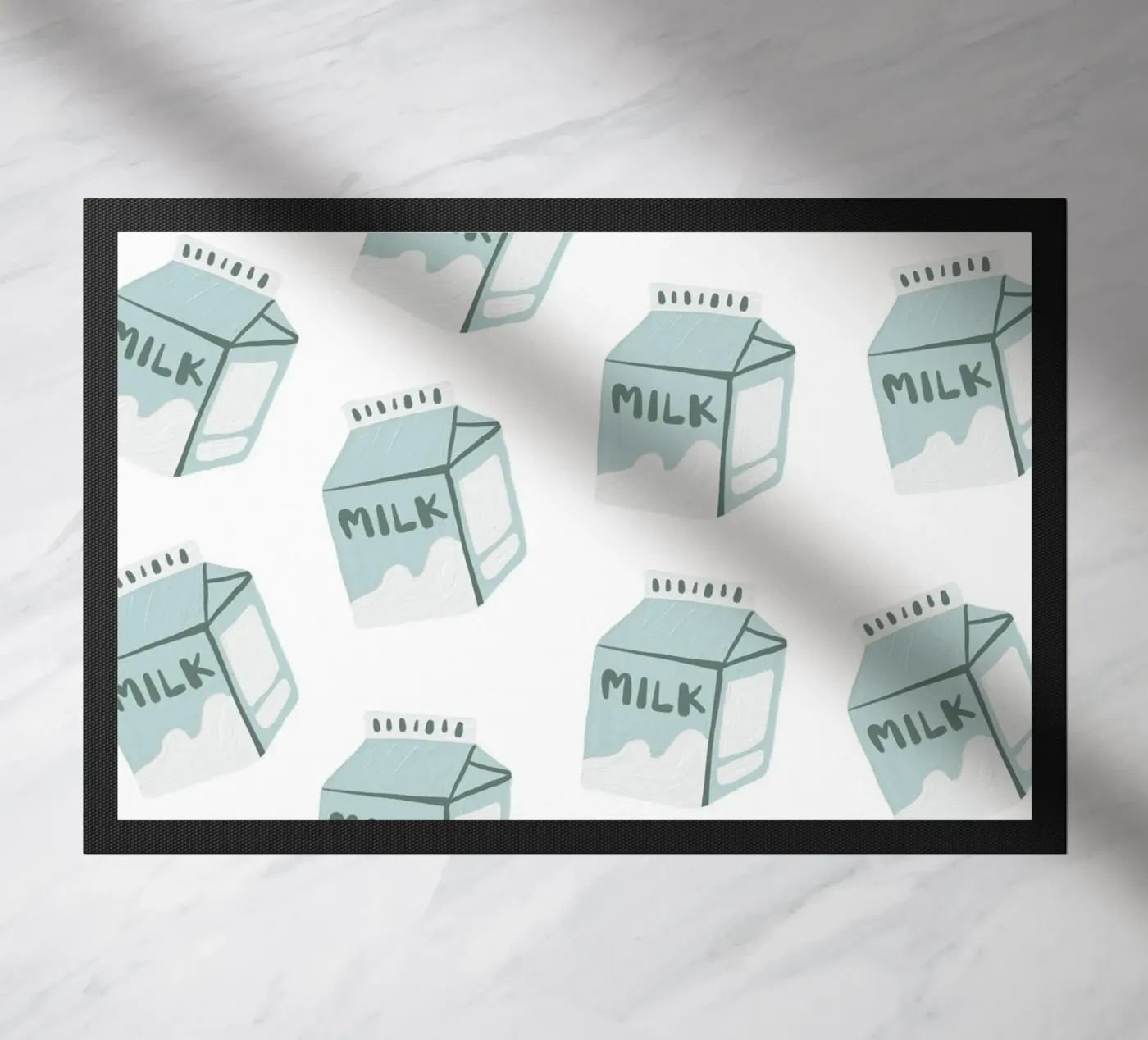 Milk deurmat van Happypatterns
