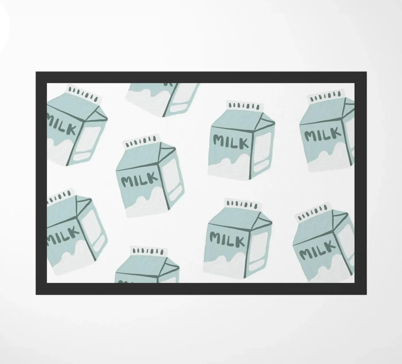 Milk deurmat van Happypatterns