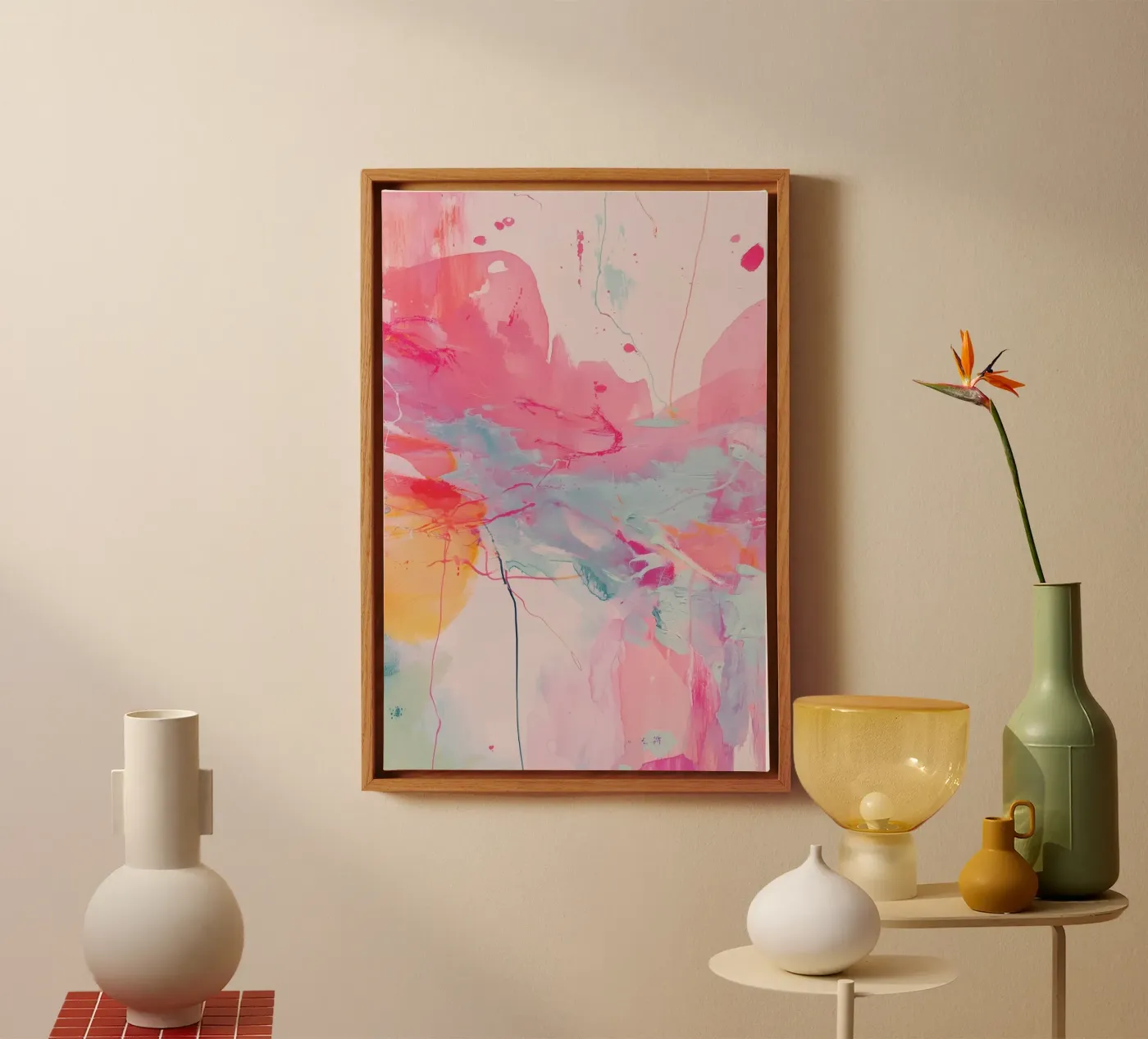 Soft Sky canvas by Bold Type Co.