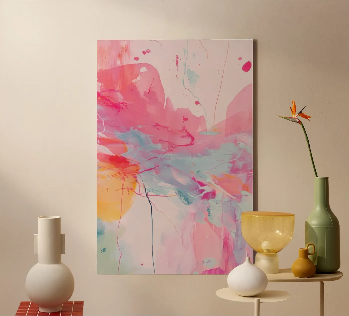 Soft Sky canvas by Bold Type Co.