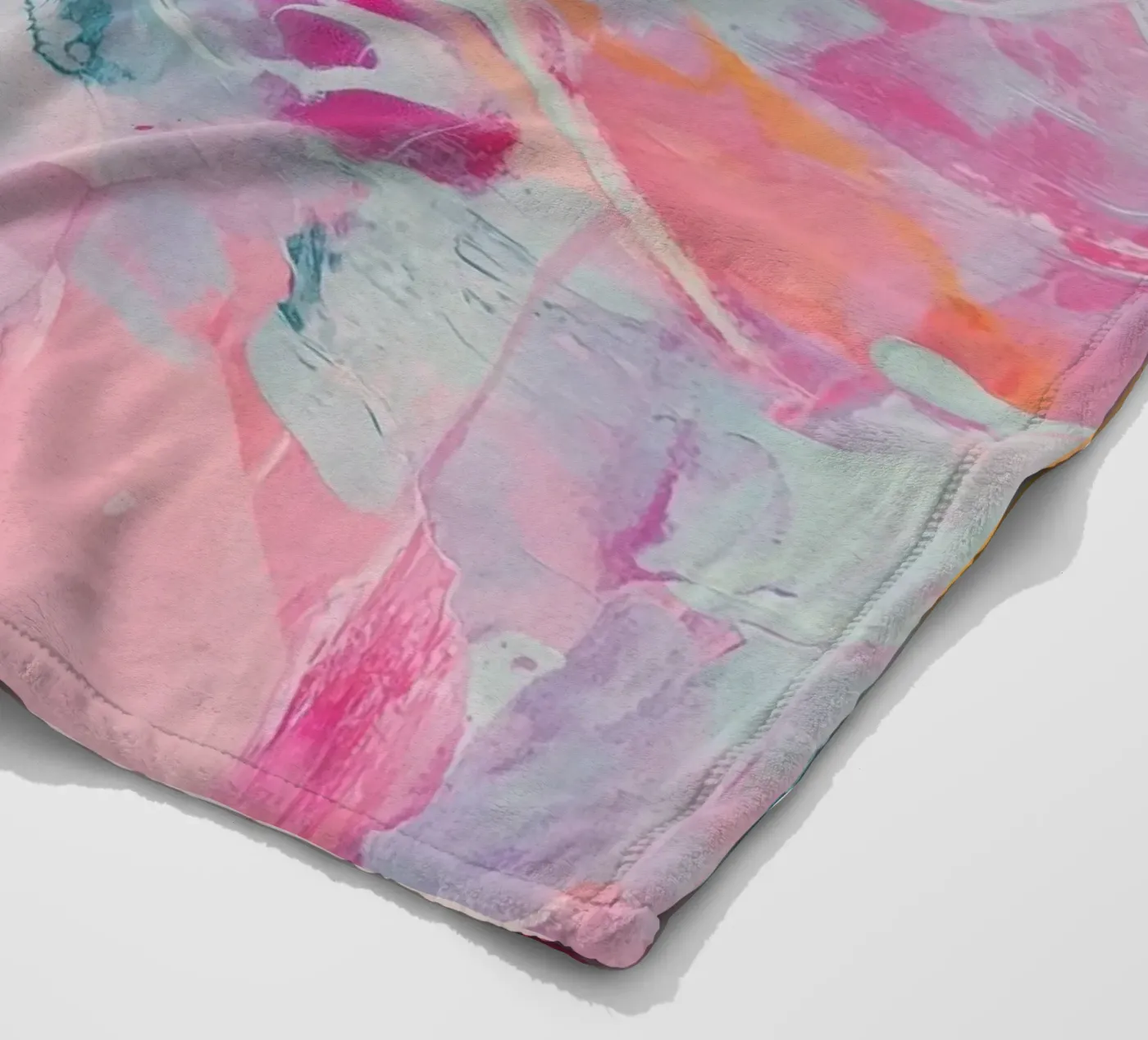 Soft Sky fleece blanket by Bold Type Co.