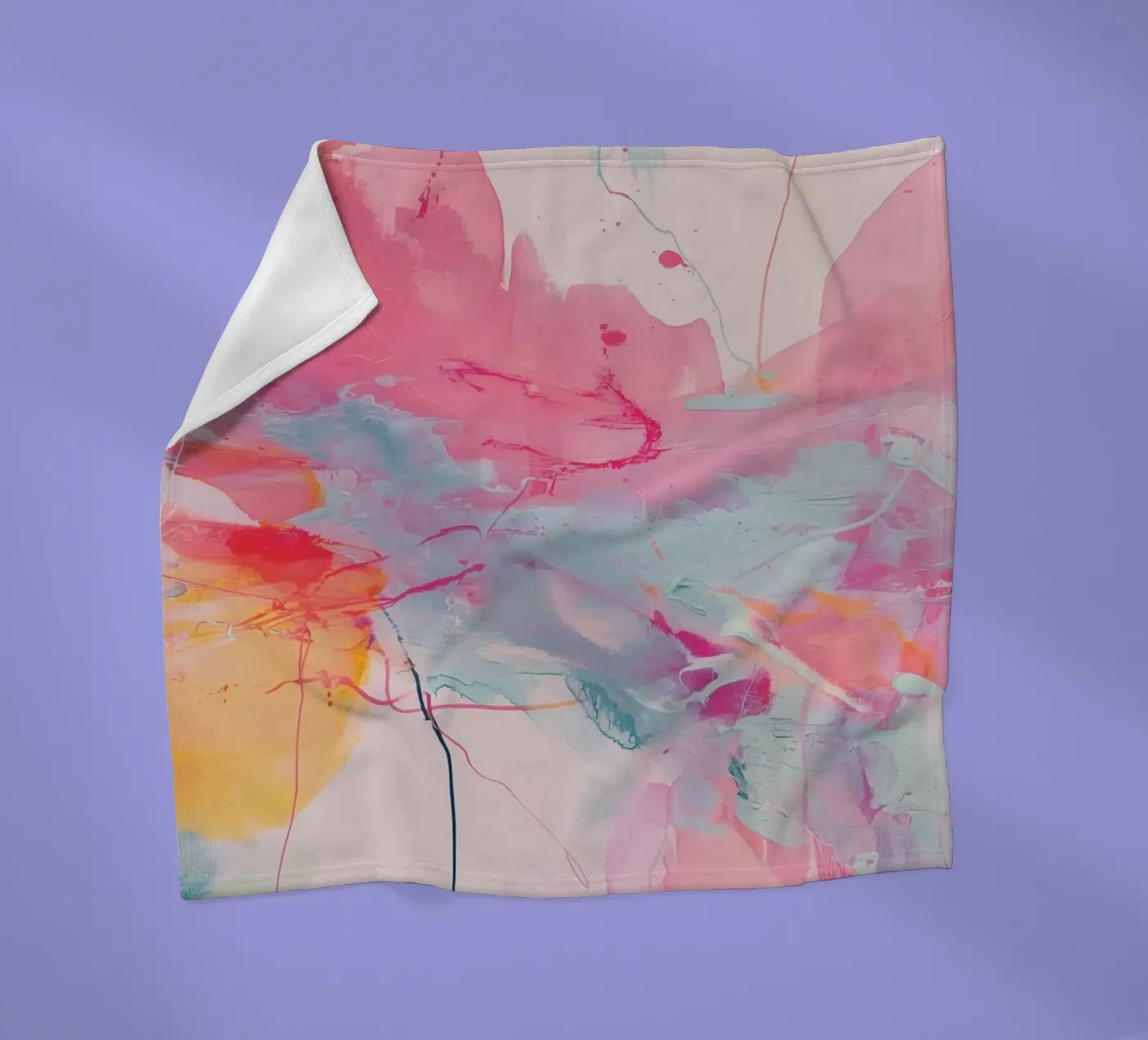 Soft Sky fleece blanket by Bold Type Co.