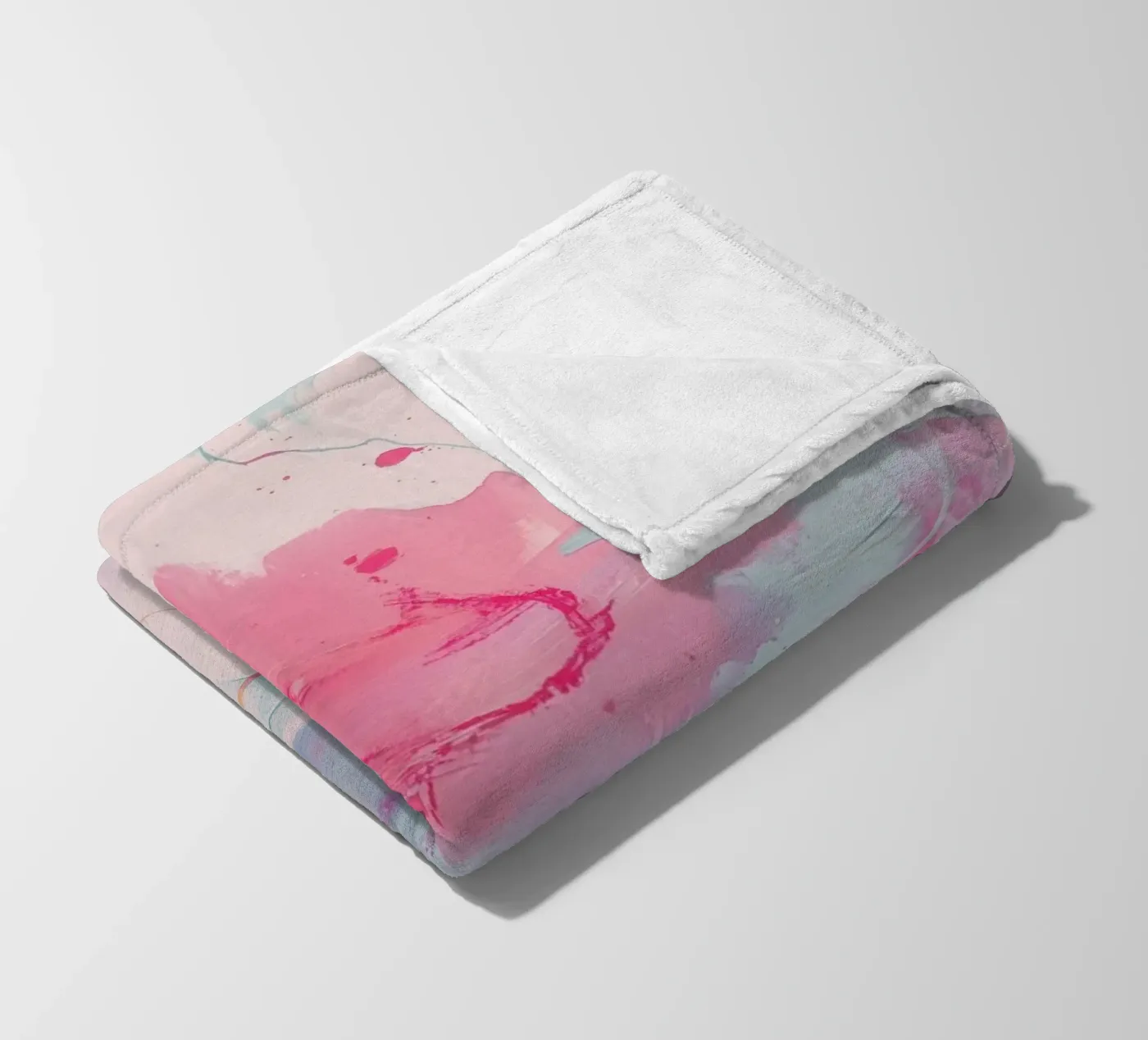 Soft Sky fleece blanket by Bold Type Co.