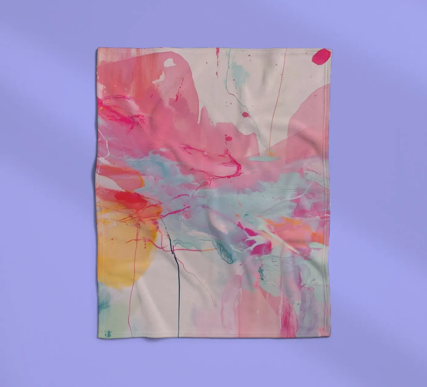 Soft Sky fleece blanket by Bold Type Co.