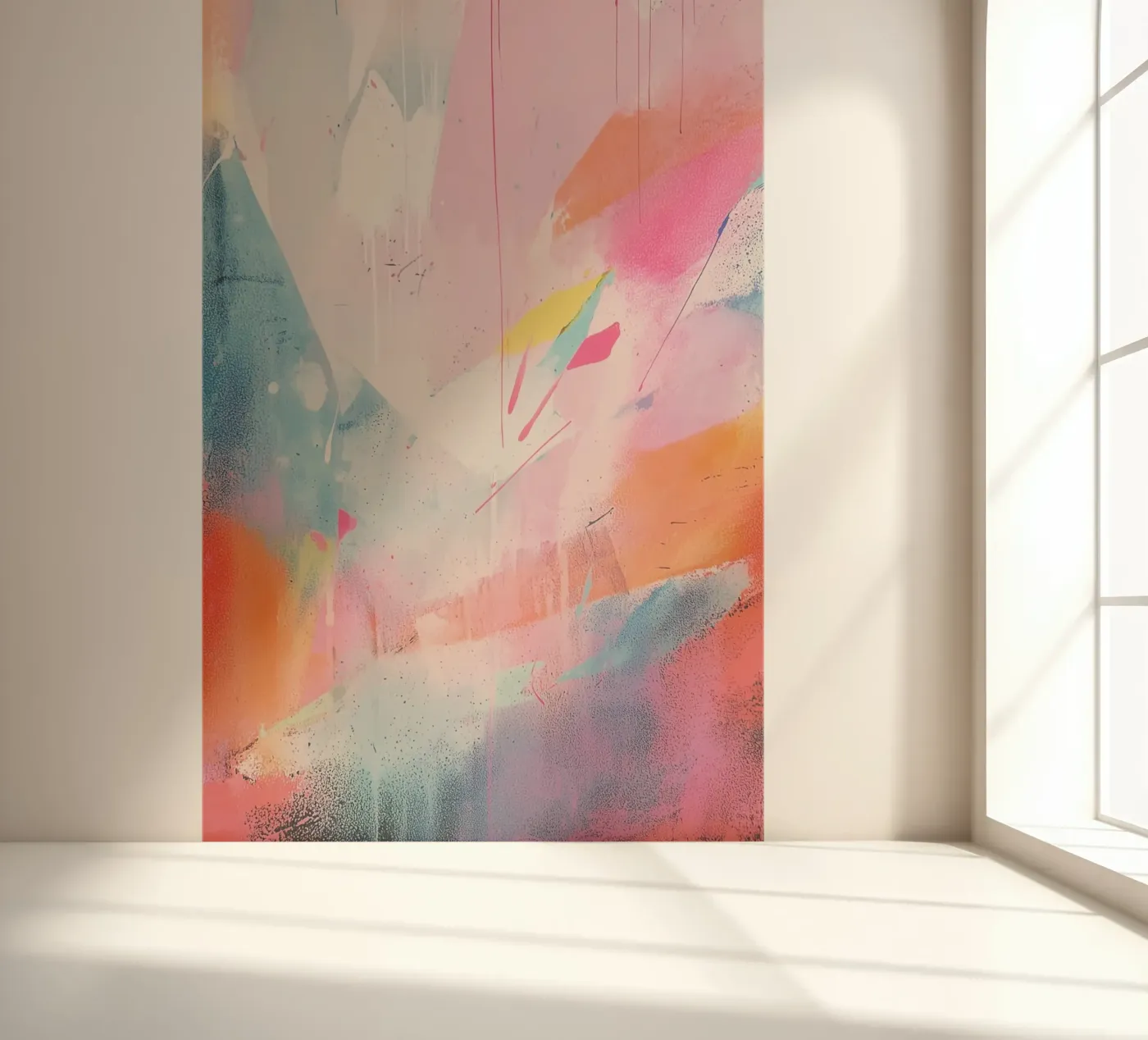 Levendig prisma fotobehang van Bold Type Co.