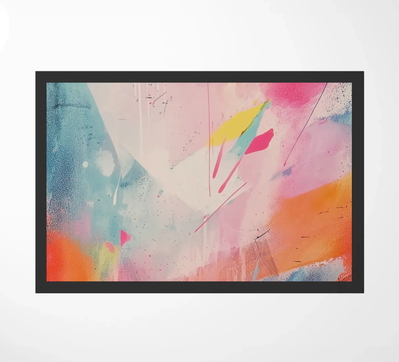 Levendig prisma deurmat van Bold Type Co.