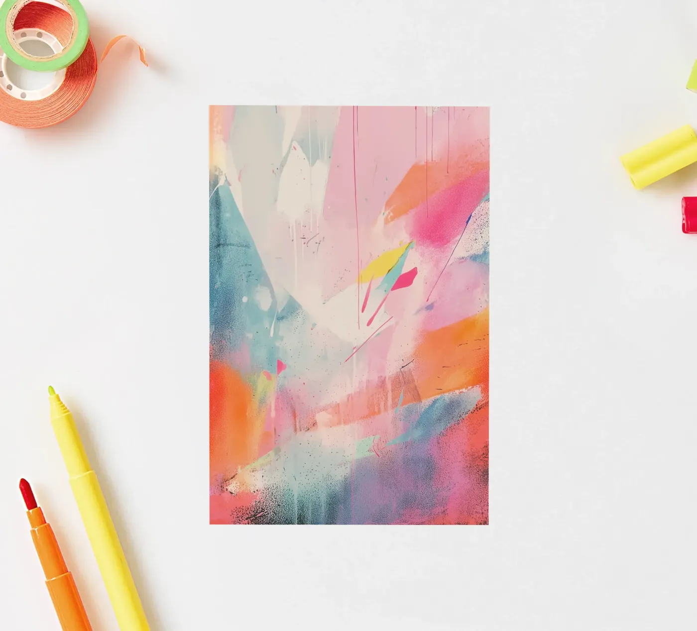 Levendig prisma sticker van Bold Type Co.