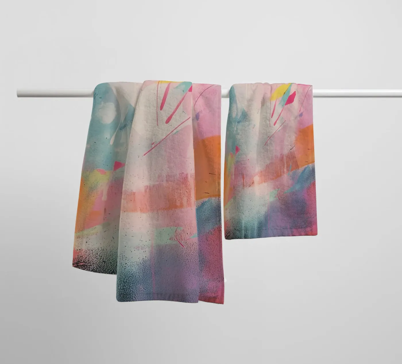 Levendig prisma badhanddoek van Bold Type Co.