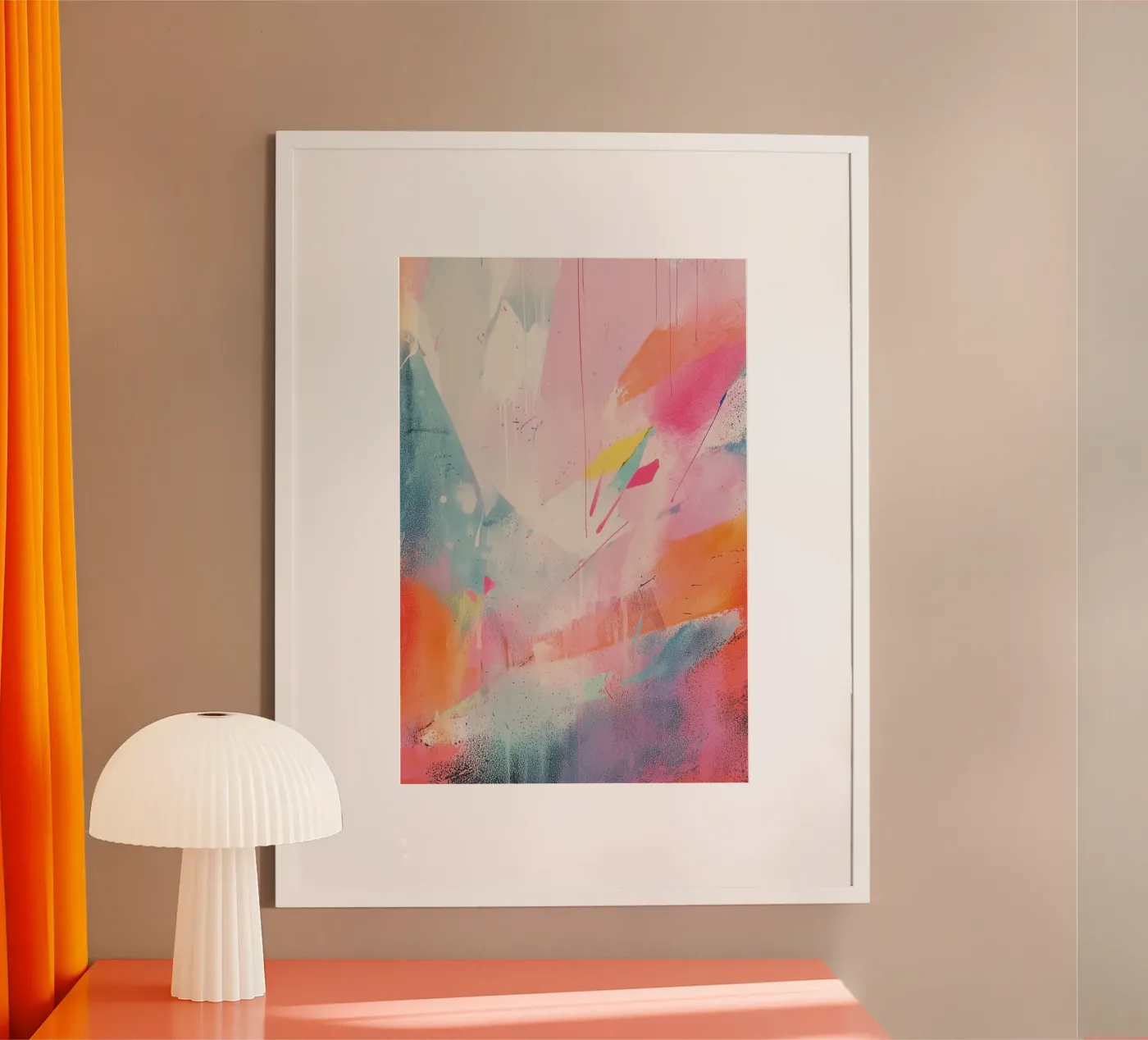 Levendig prisma poster van Bold Type Co.