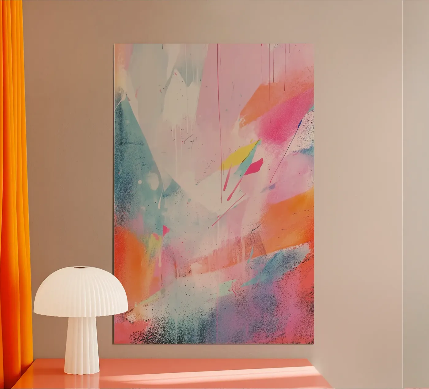 Levendig prisma poster van Bold Type Co.