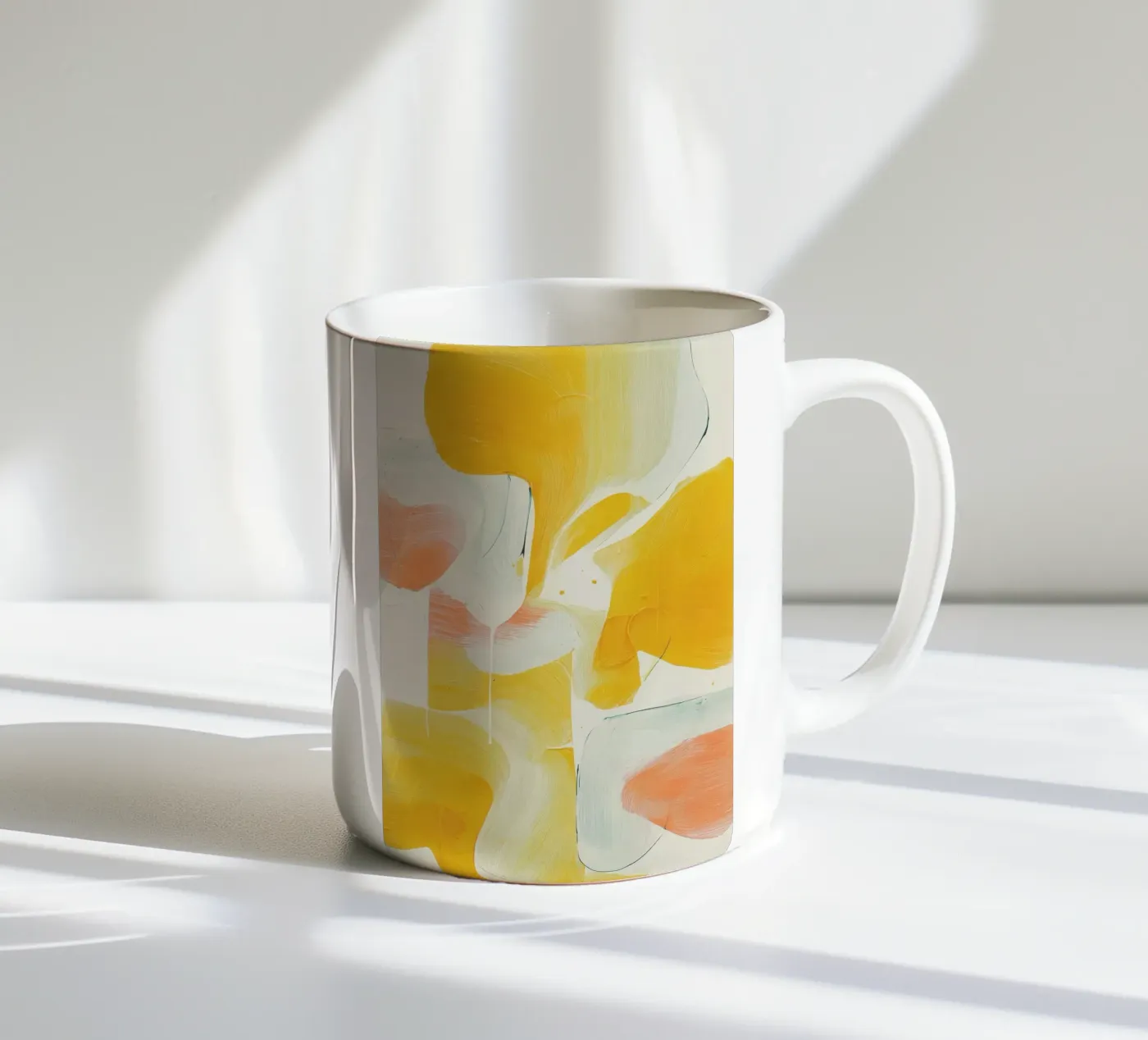 Warm Flow ceramic mug by Bold Type Co.