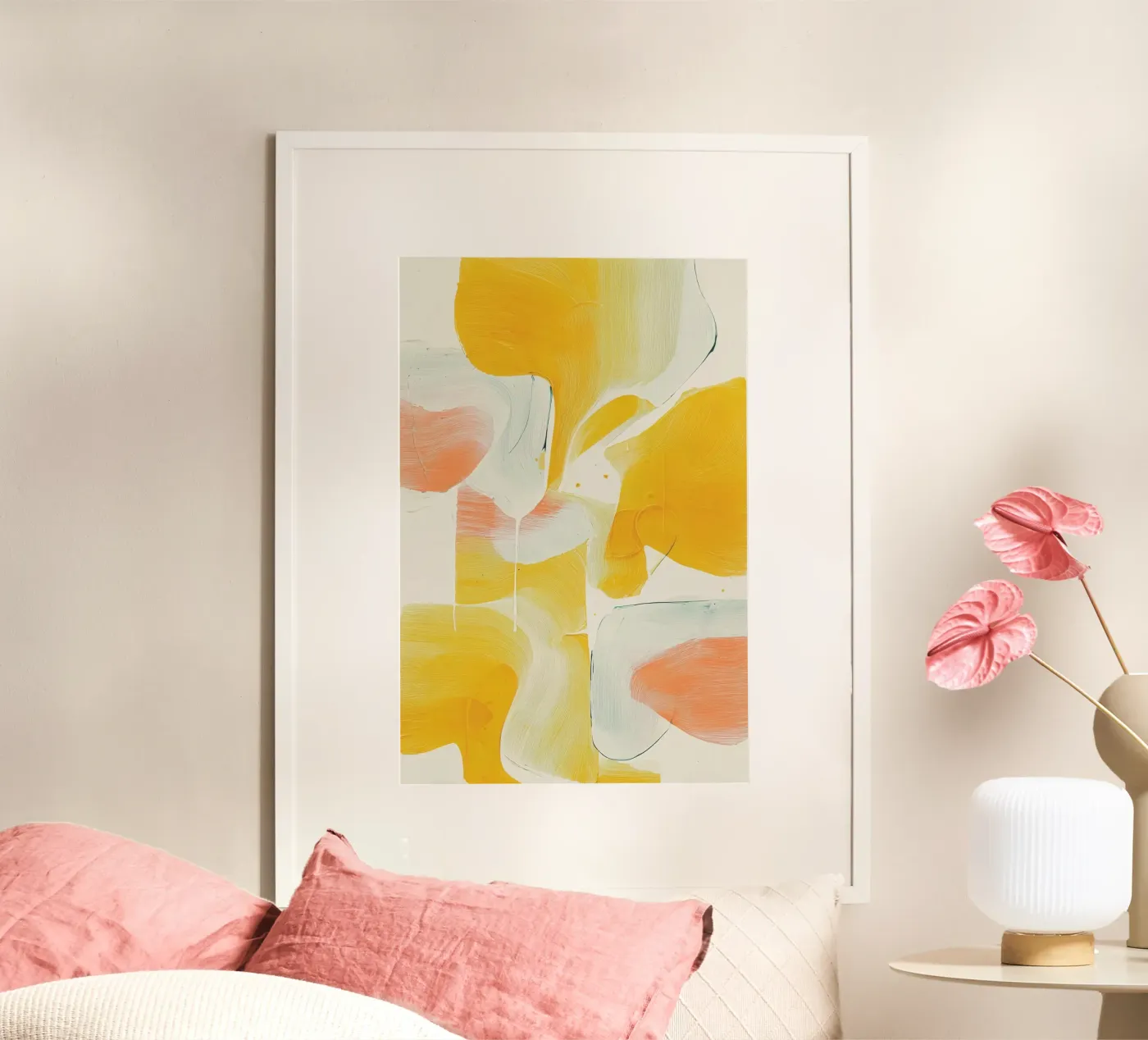 Warm Flow Poster von Bold Type Co.