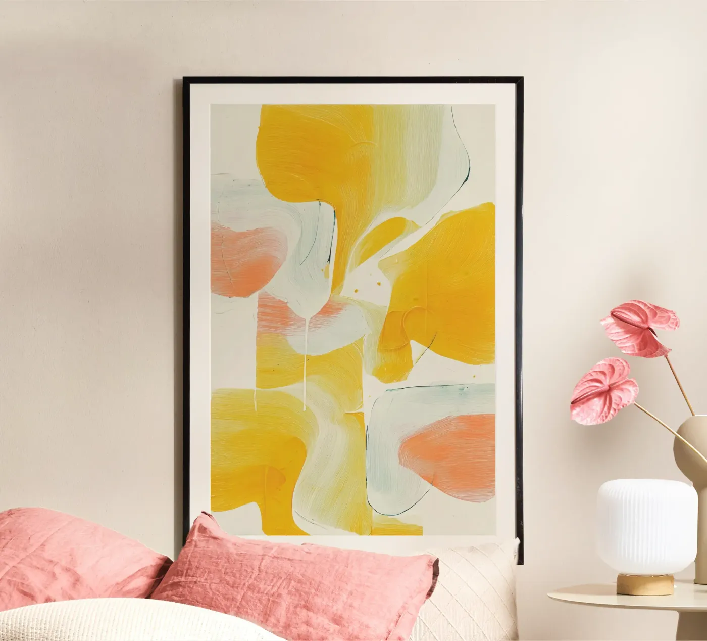 Warm Flow Poster von Bold Type Co.