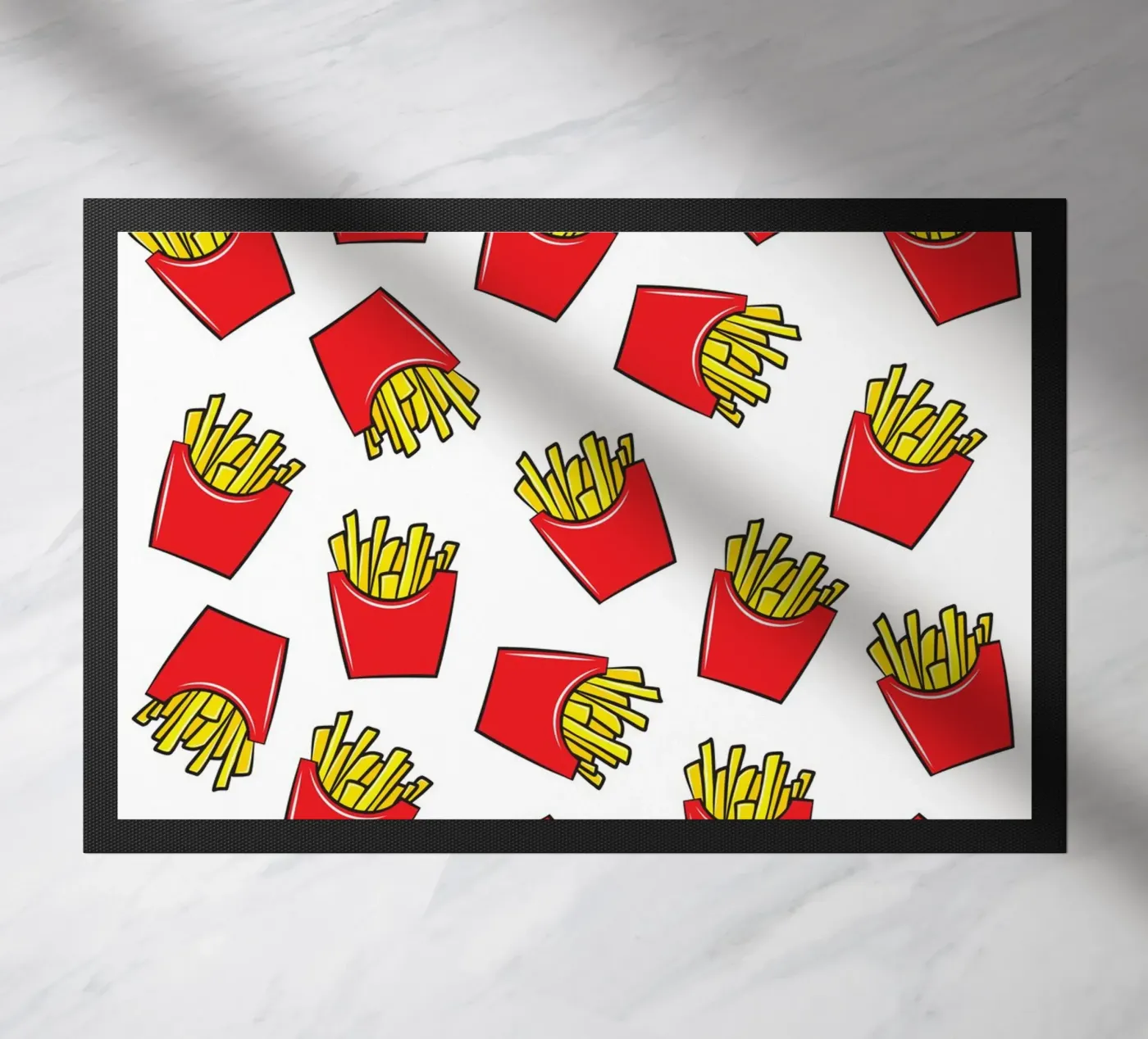 Fries Fußmatte von Happypatterns