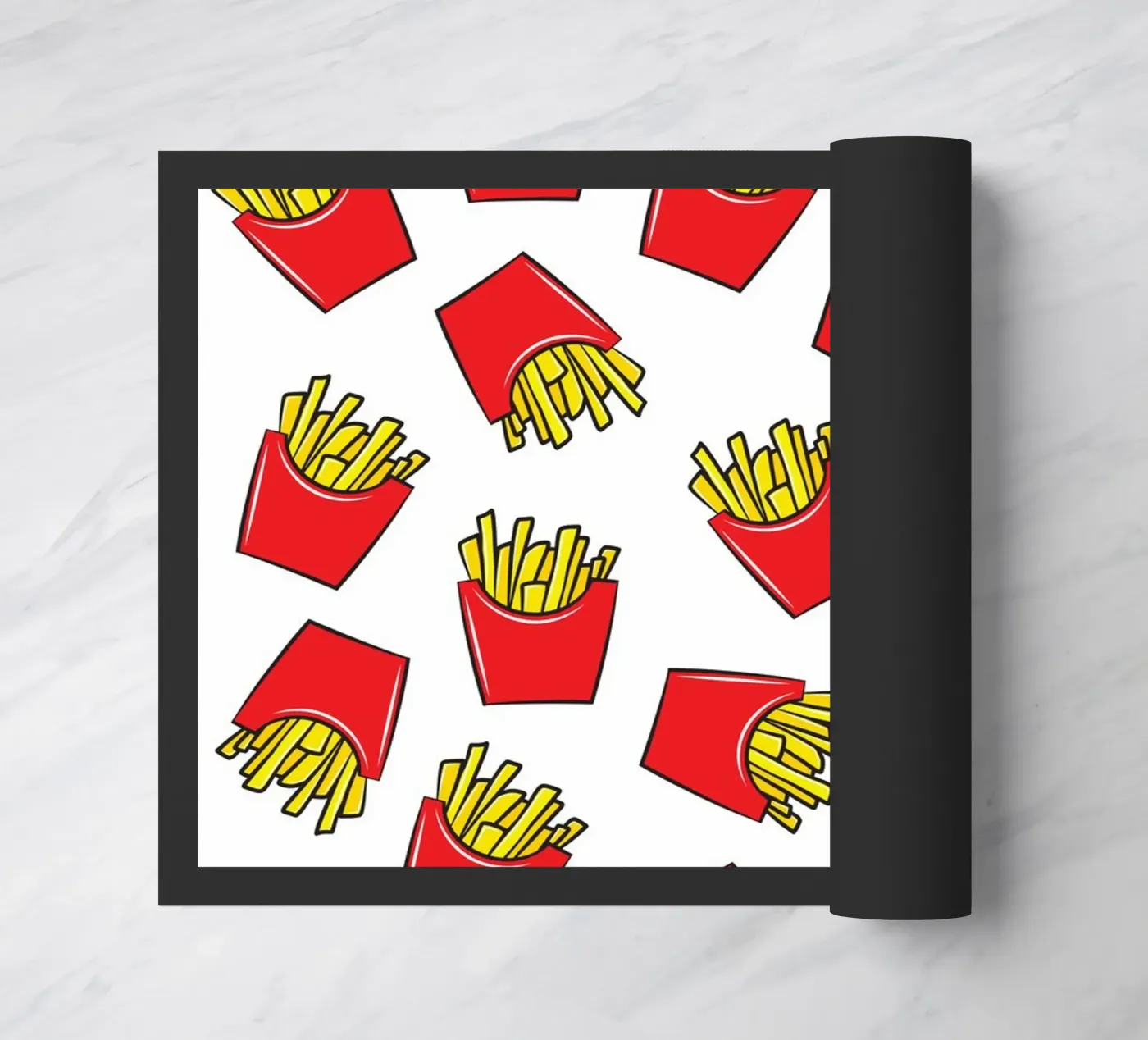 Fries Fußmatte von Happypatterns