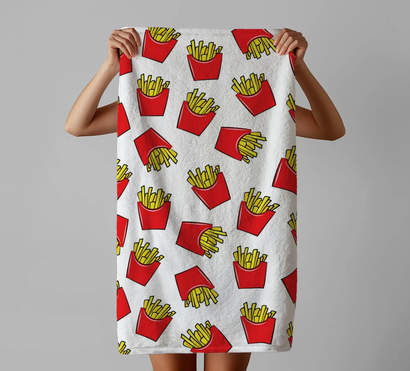 Fries badhanddoek van Happypatterns