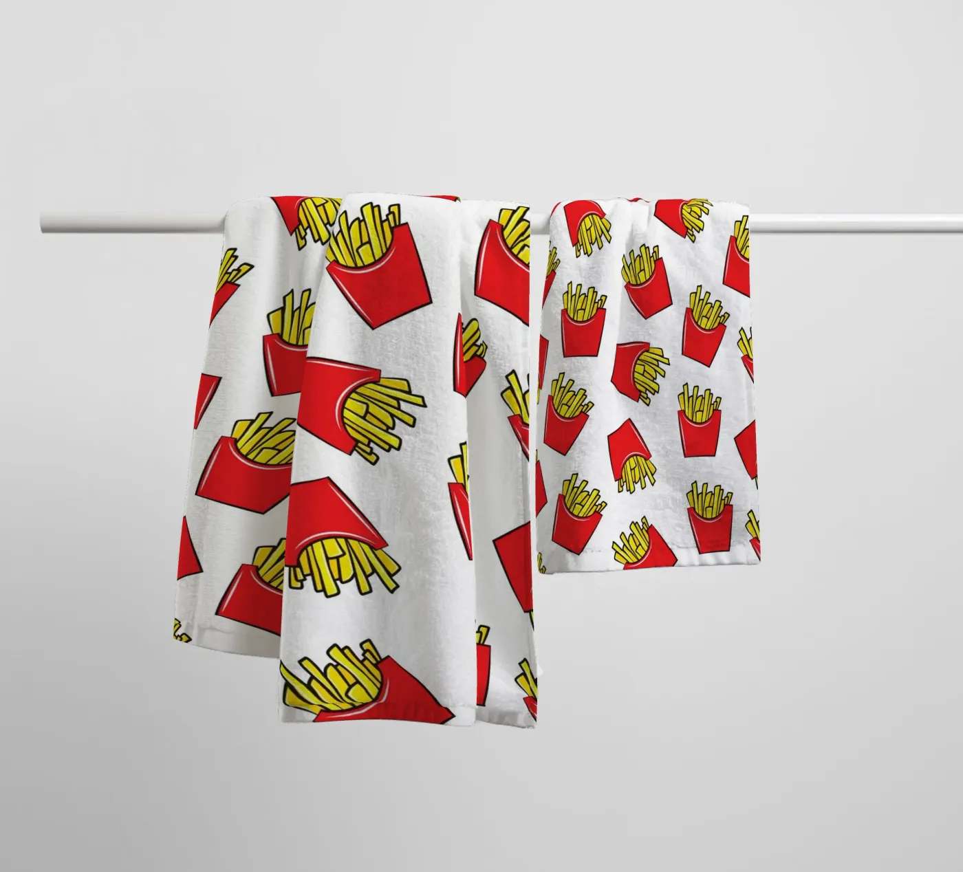 Fries badhanddoek van Happypatterns