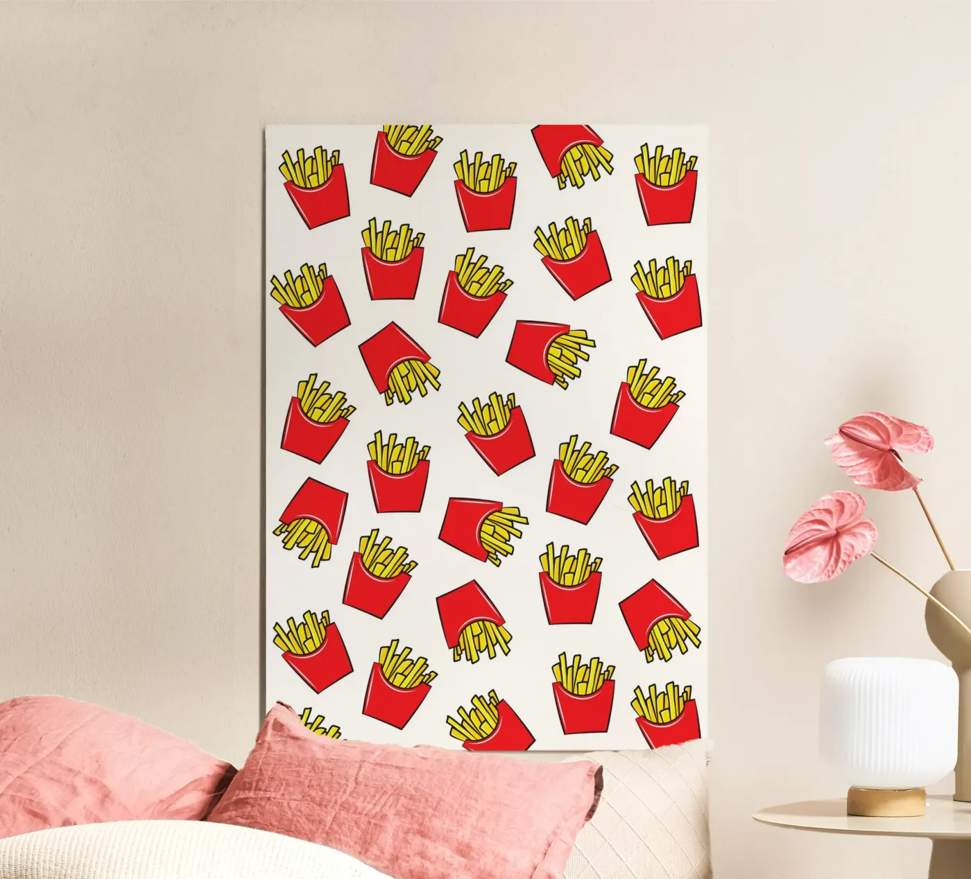 Fries poster van Happypatterns