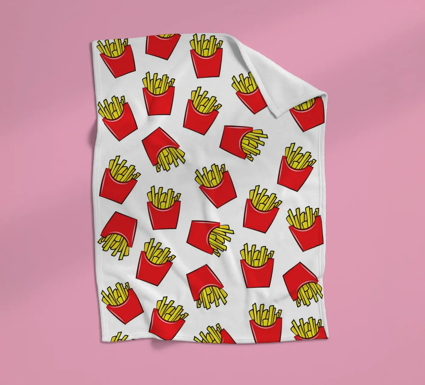 Fries Fleecedecke von Happypatterns