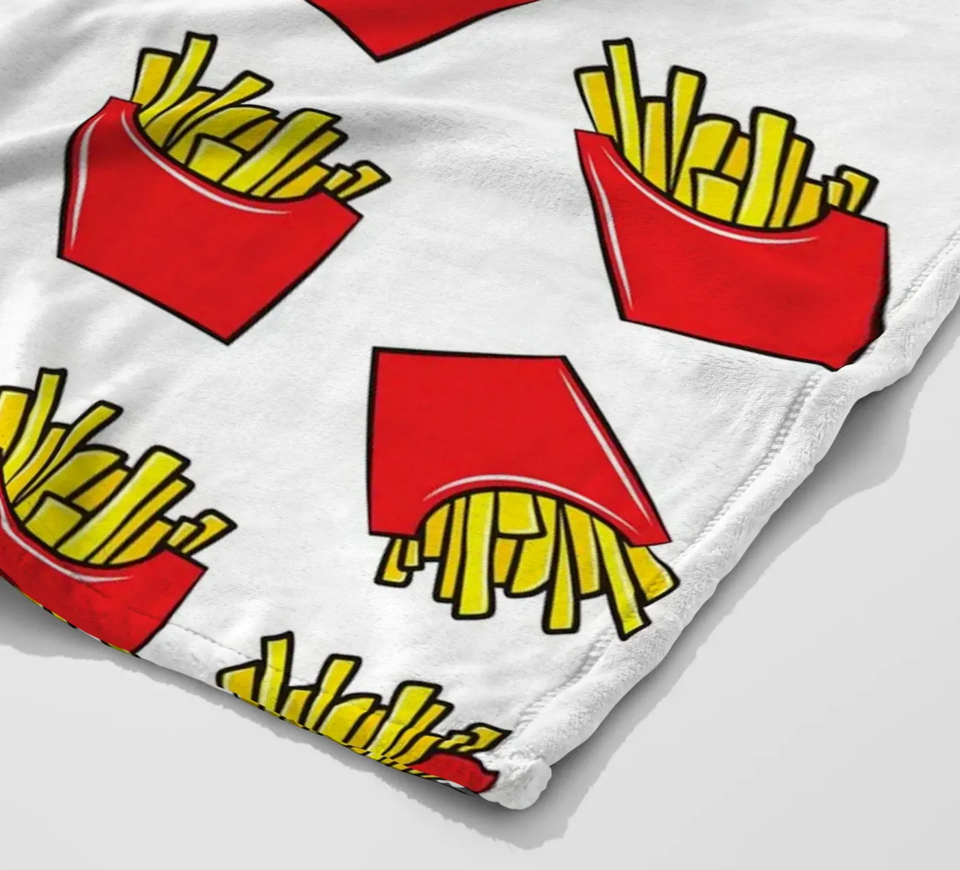 Fries Fleecedecke von Happypatterns