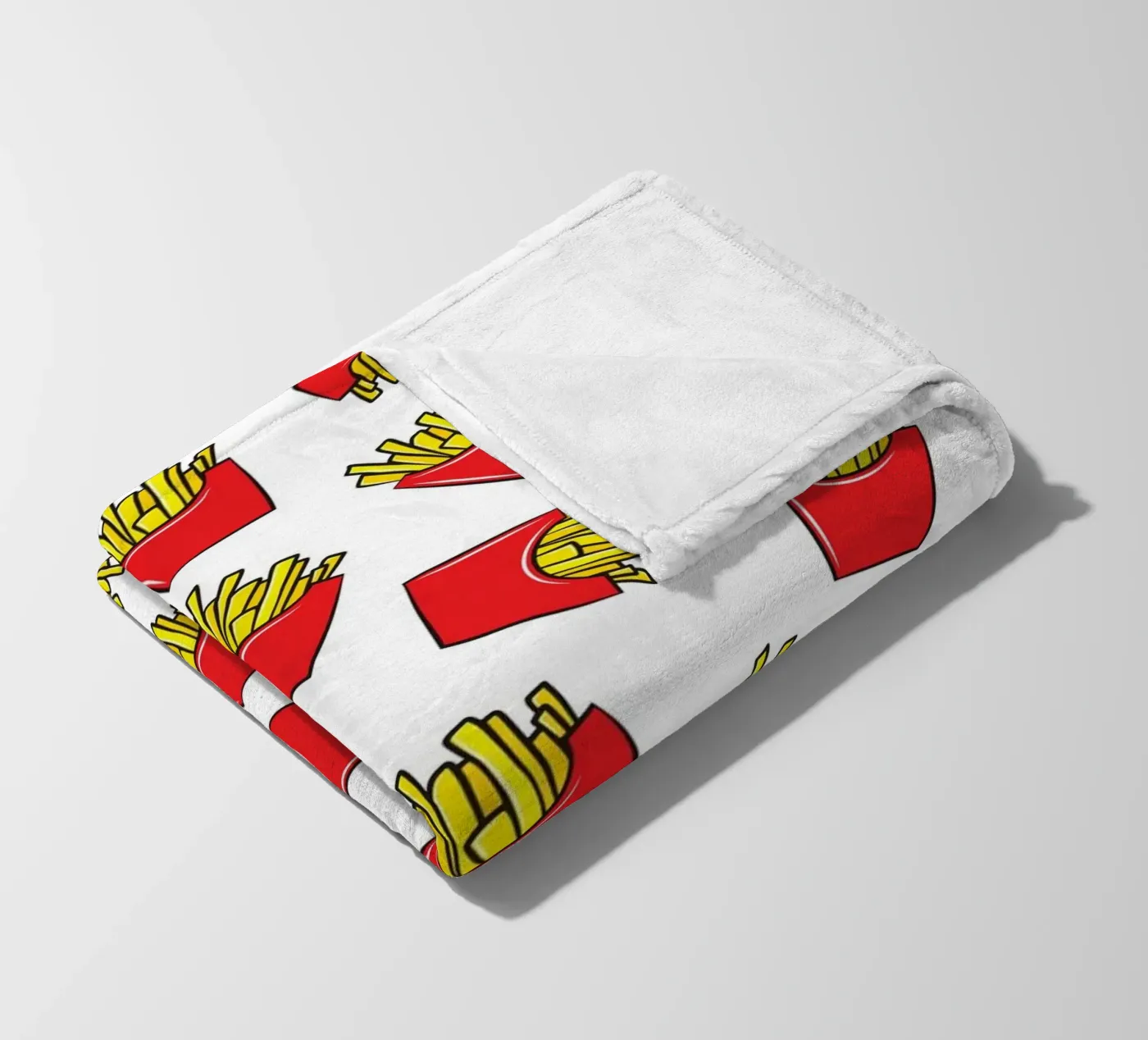 Fries Fleecedecke von Happypatterns