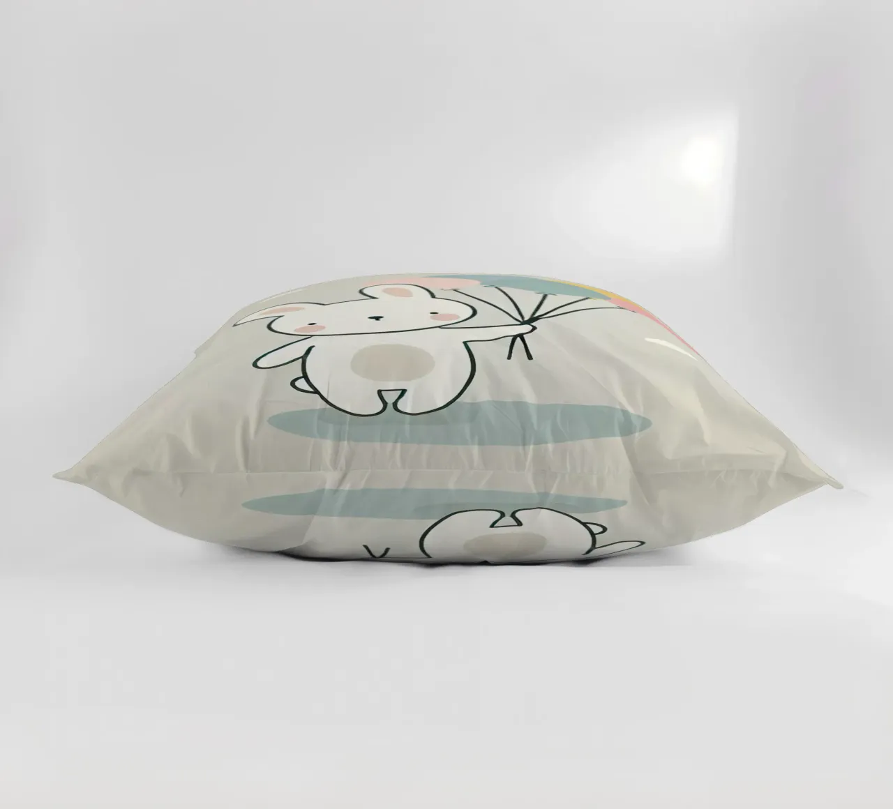 Coniglietto con palloncini cuscino da Alegria Fantasia