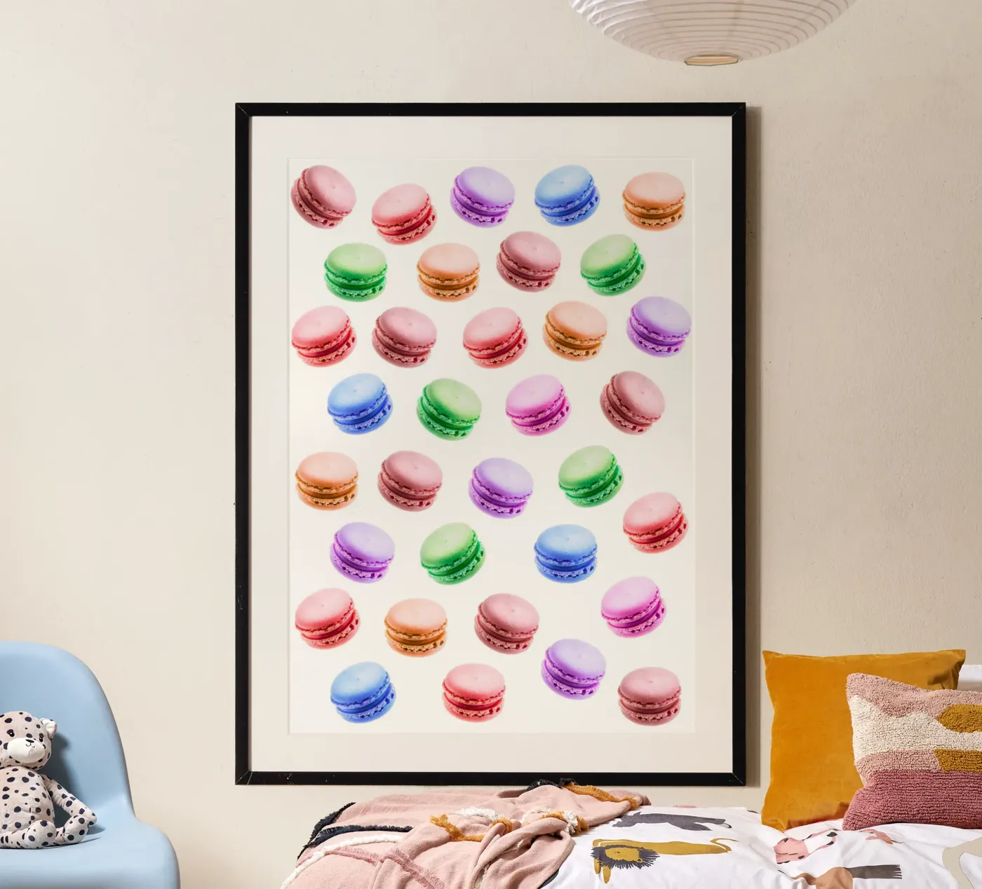 Macarons poster van Happypatterns
