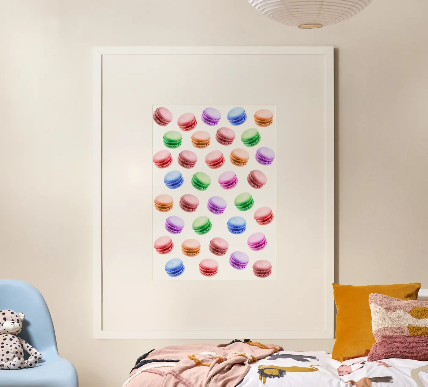 Macarons poster van Happypatterns