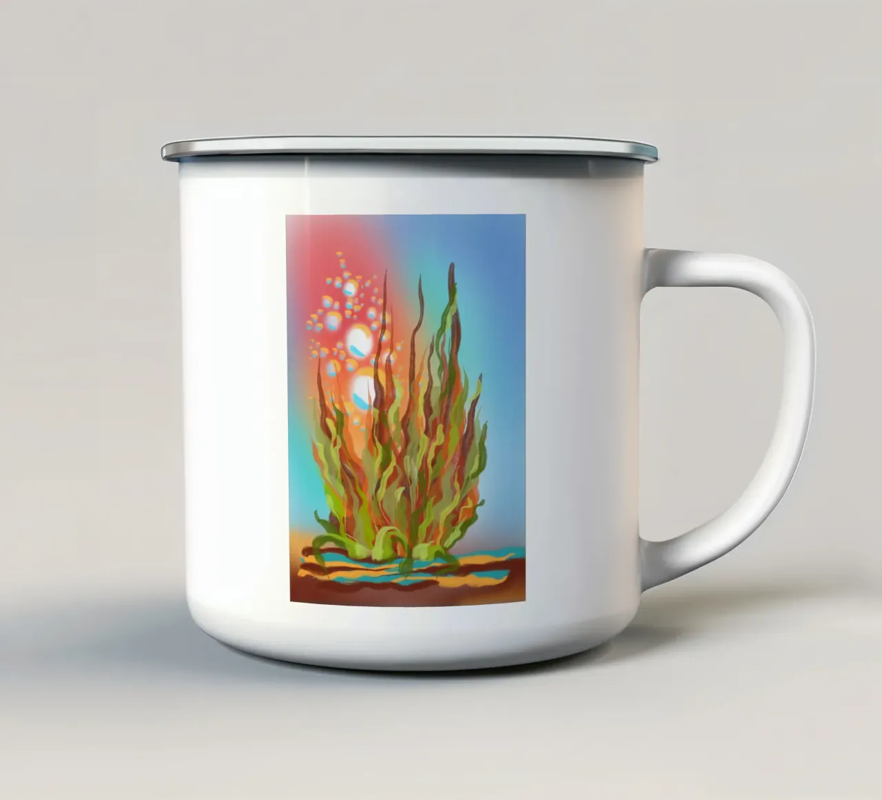 FeuerAlge tazza in smalto da bezirossi