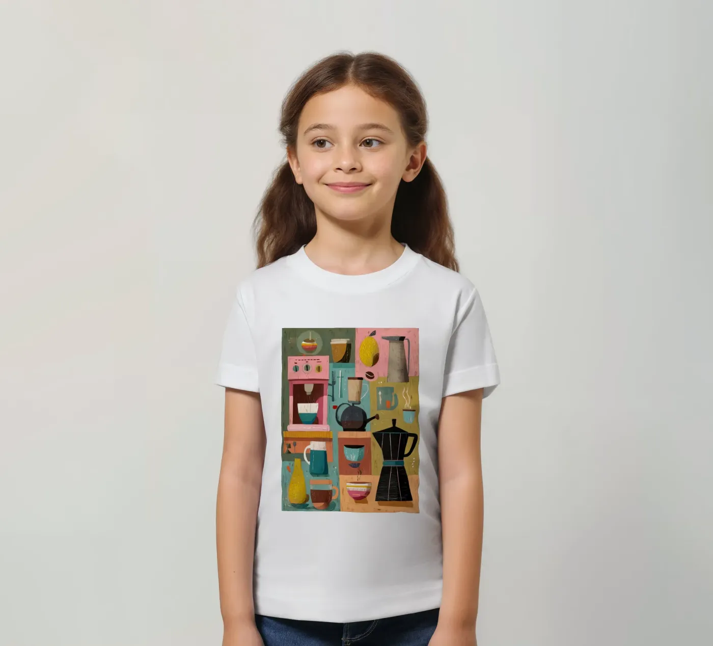 Kitchen Geometry t-shirt bambini da Voyage