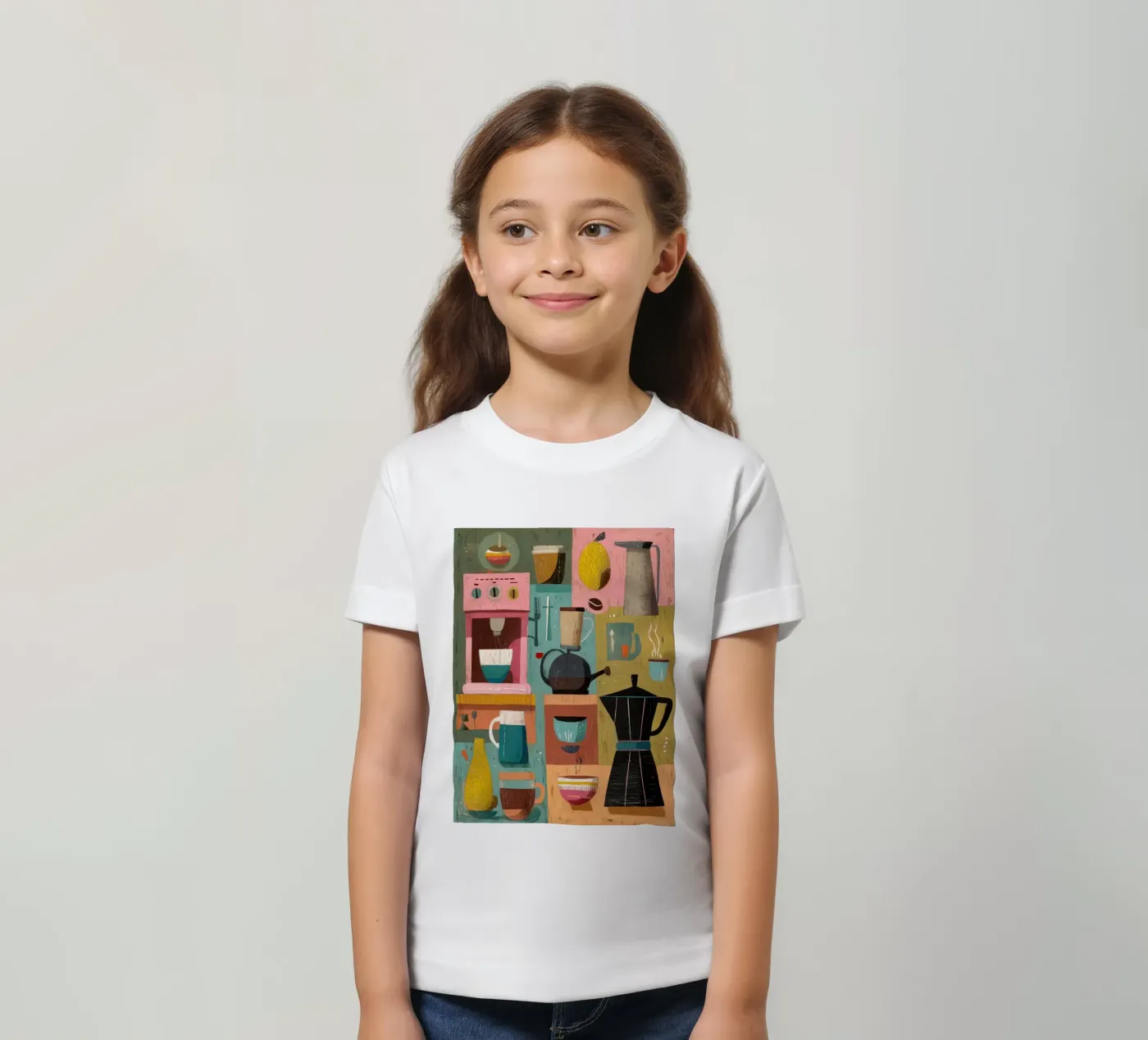 Kitchen Geometry t-shirt bambini da Voyage