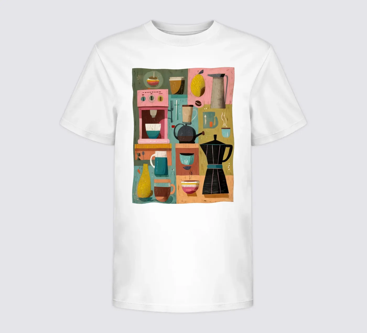 Kitchen Geometry t-shirt bambini da Voyage